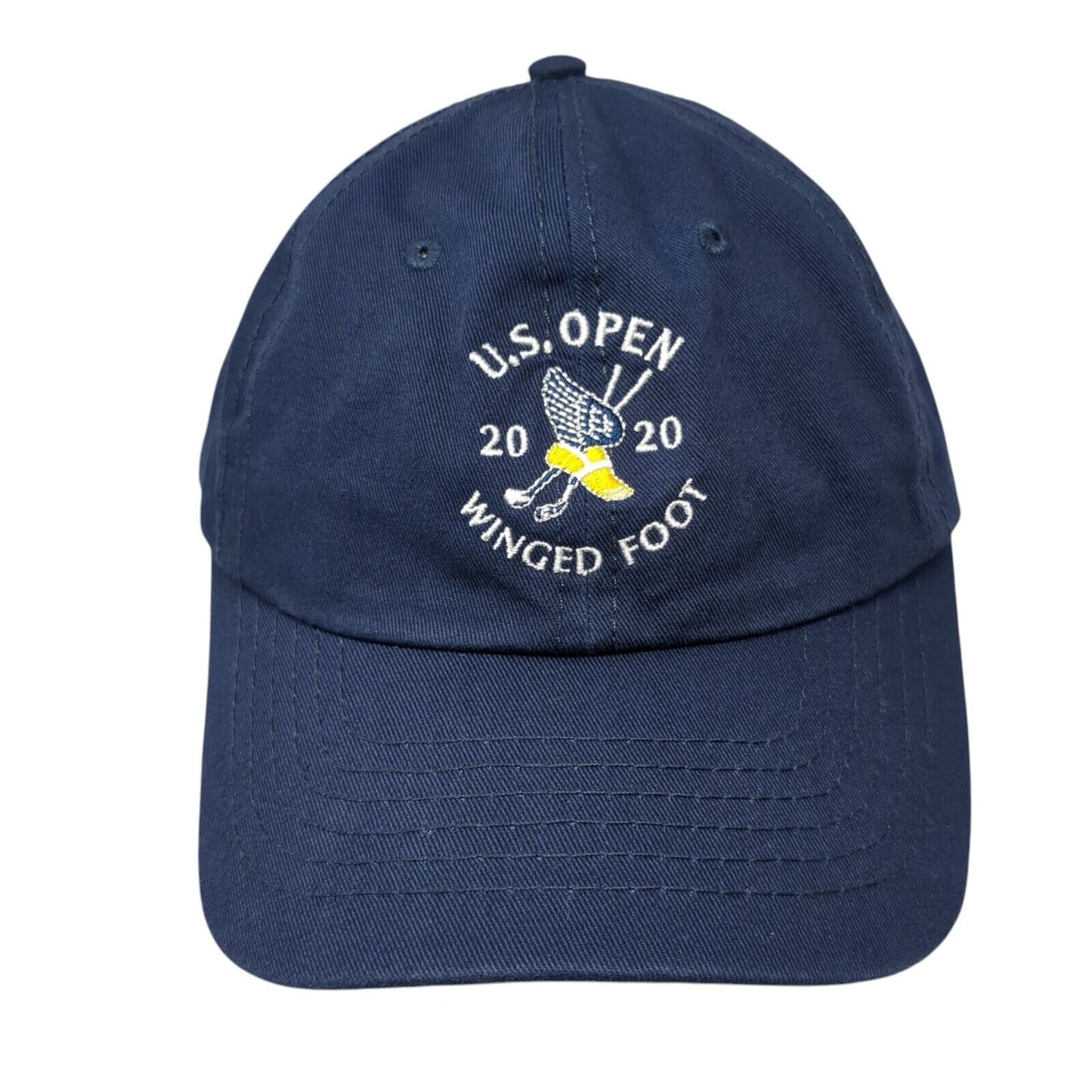 U.S. Open 2020 Winged Foot Slideback Hat Blue One Size Adjustable USGA