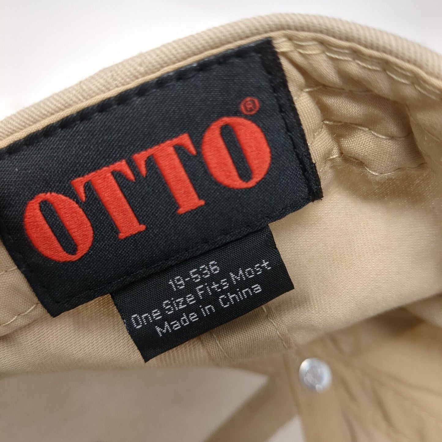 Front Sight First Family Strapback Hat Tan One Size Adjustable Embroidered Otto