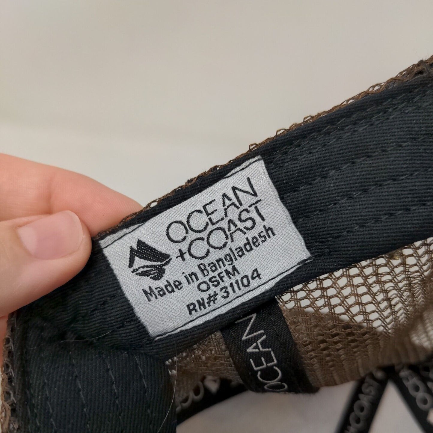 Ocean Coast Southern Outfitters Slideback Trucker Hat Camouflage OS Patriotic