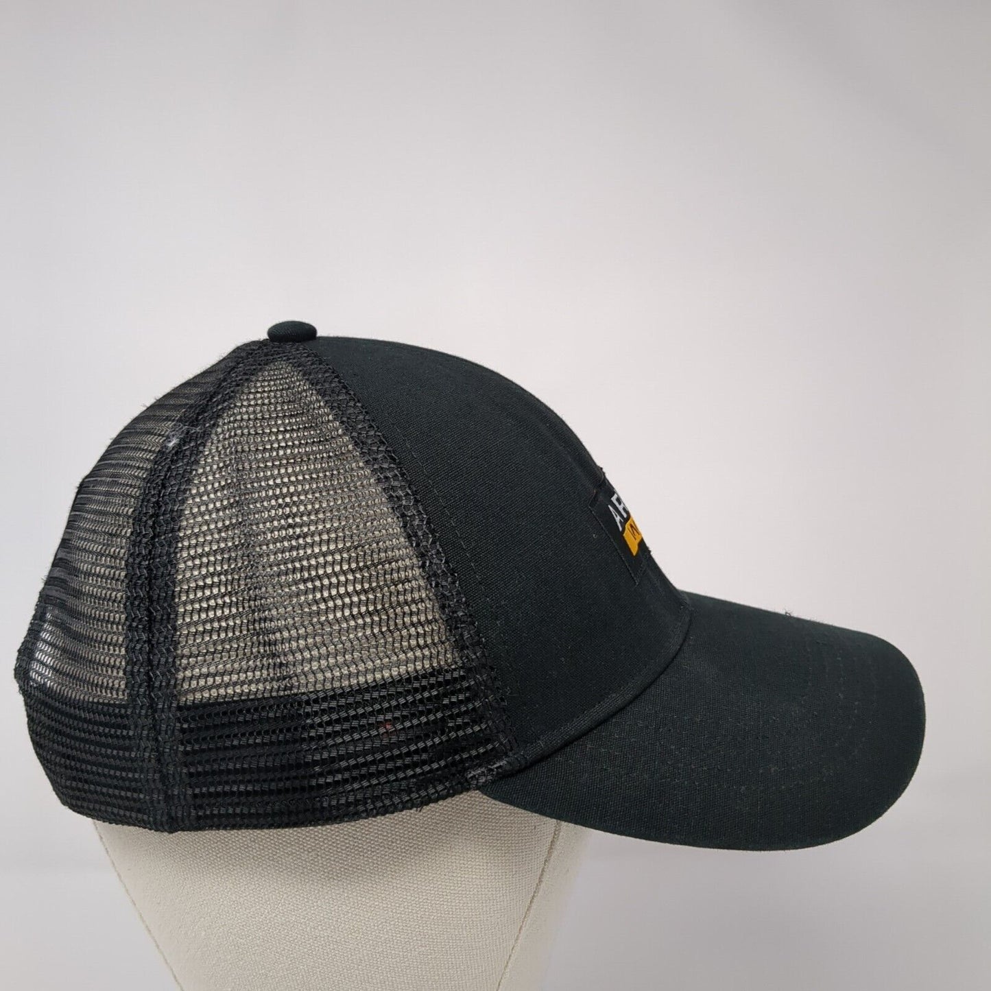 Ariat Work Patch Snapback Trucker Hat Black One Size Mesh Back USA Flag