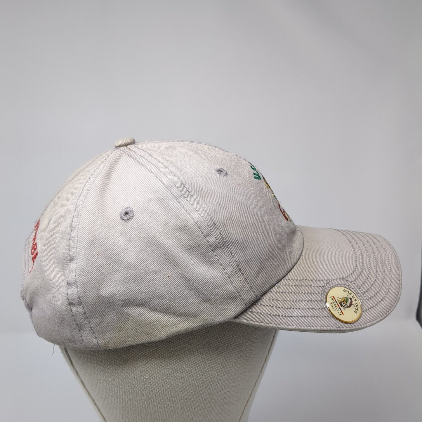 U.S. Open 2016 Oakmont Slideback Hat Tan One Size Adjustable USGA