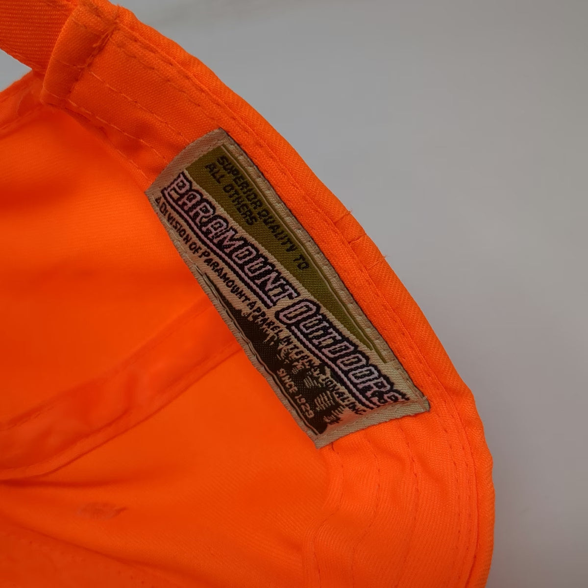 Paramount Outdoors Buckmasters Orange One Size Baseball Cap Hat Deer Hunting