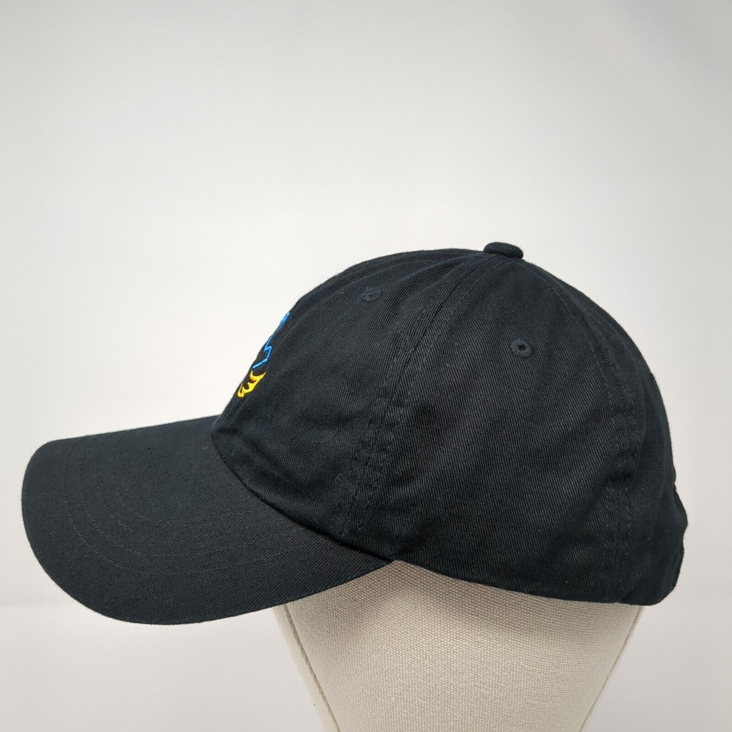 Flying Bird Slideback Hat Black One Size 6 Panel The Classics Yupoong