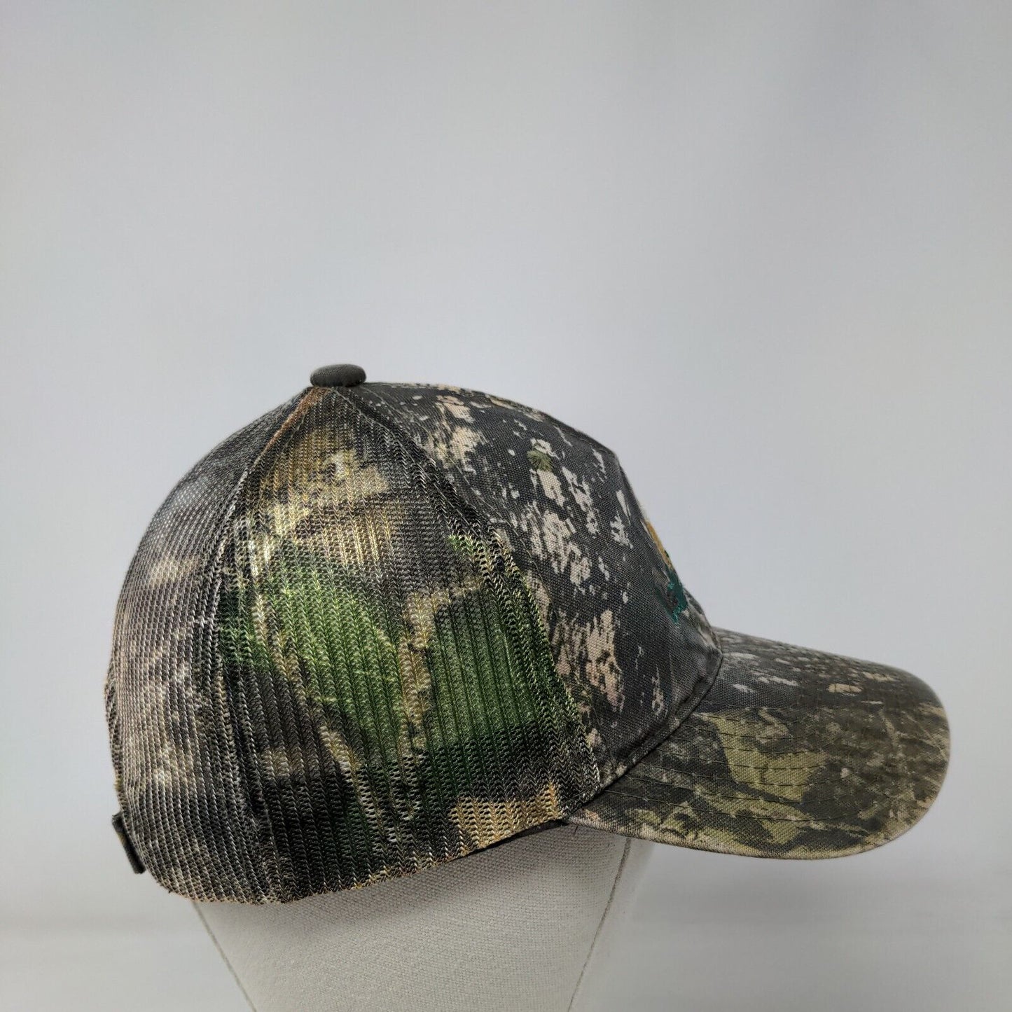 Lake Jem Farms Strapback Trucker Hat Camo OSFM Embroidered Vitronic