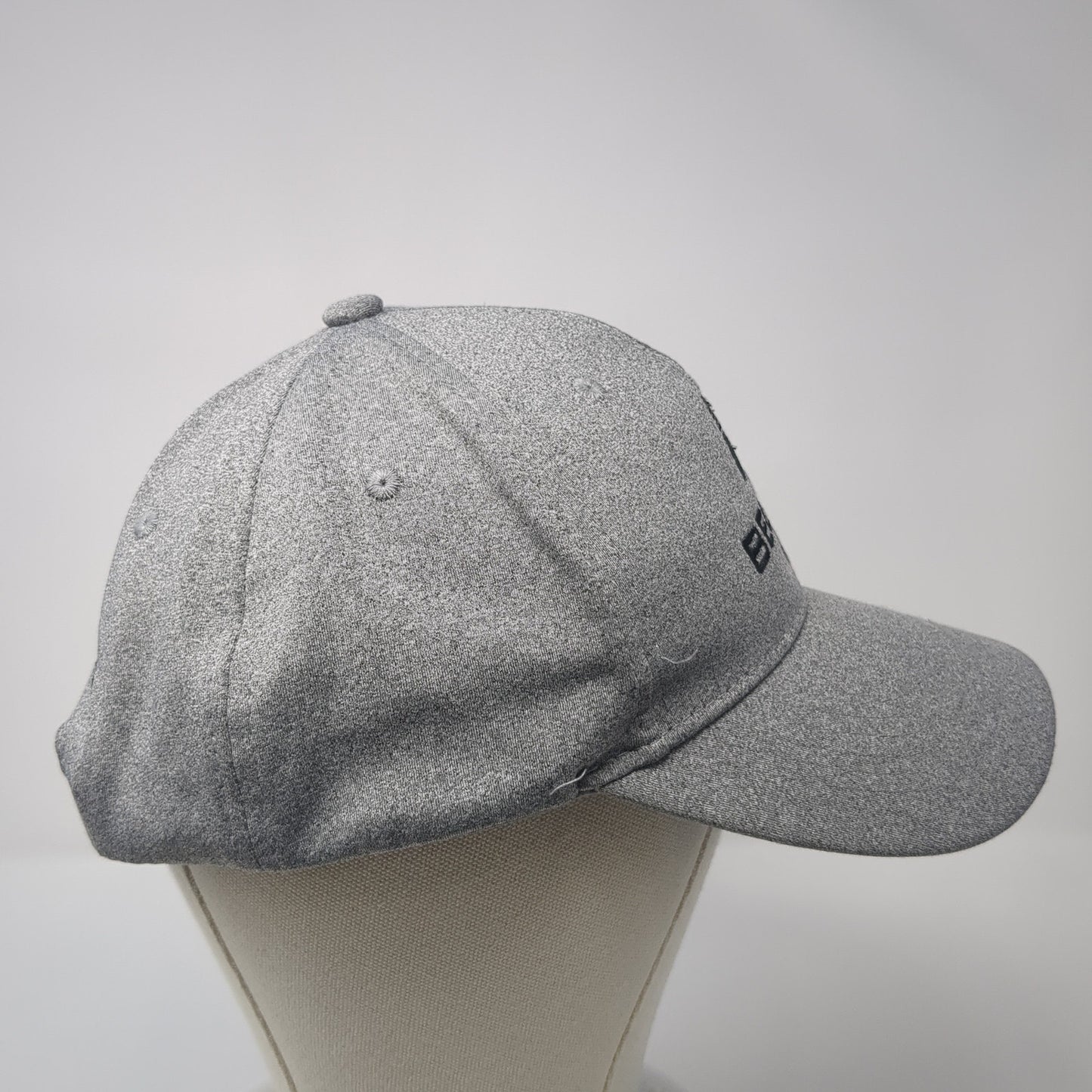 Beck's President's Club Snapback Hat Gray One Size Solid Adjustable