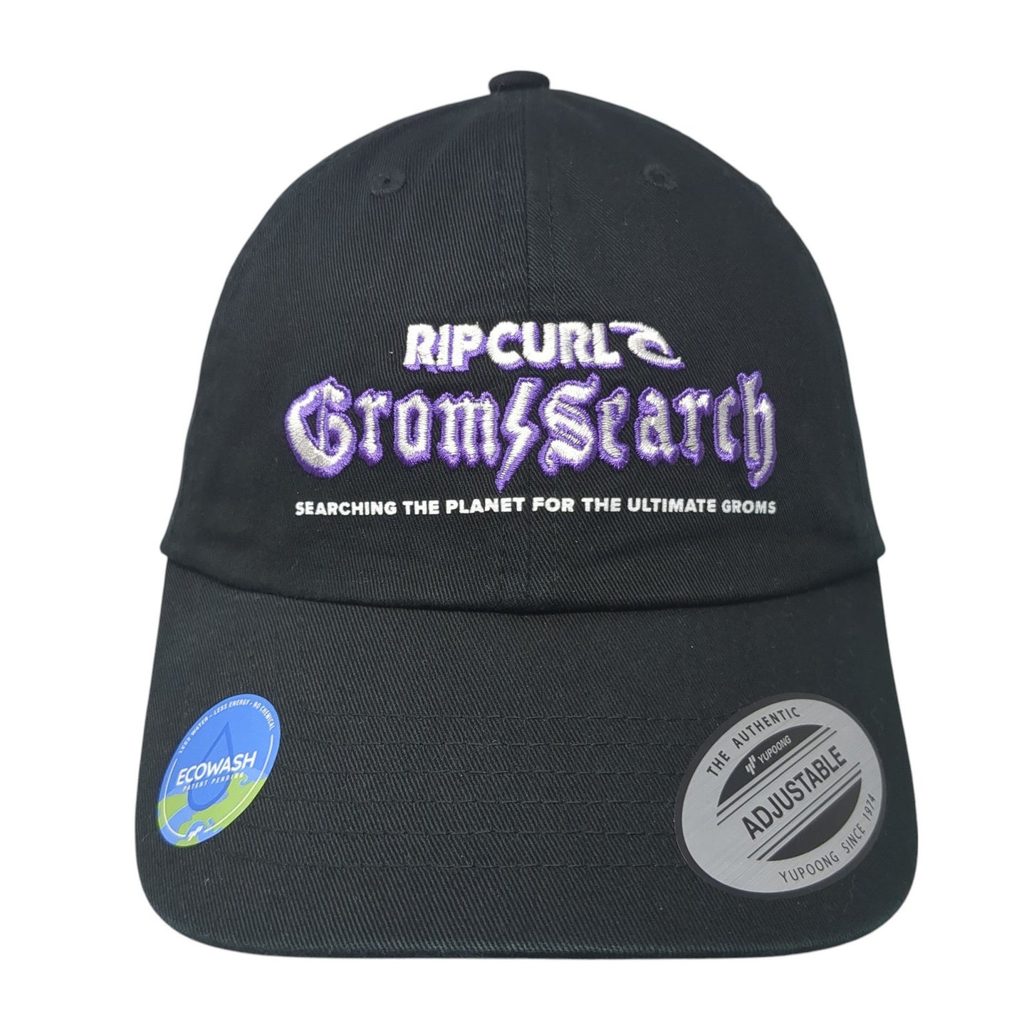 Rip Curl GromSearch Slideback Hat Black One Size Adjustable Yupoong