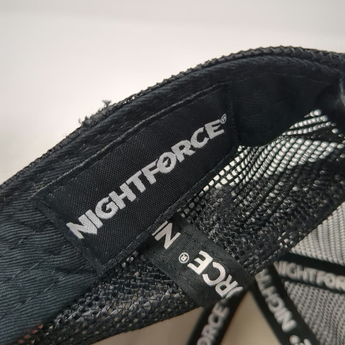 Nightforce Trucker Hat Green One Size Tiger Stripe Camo Mesh Back Snapback Logo