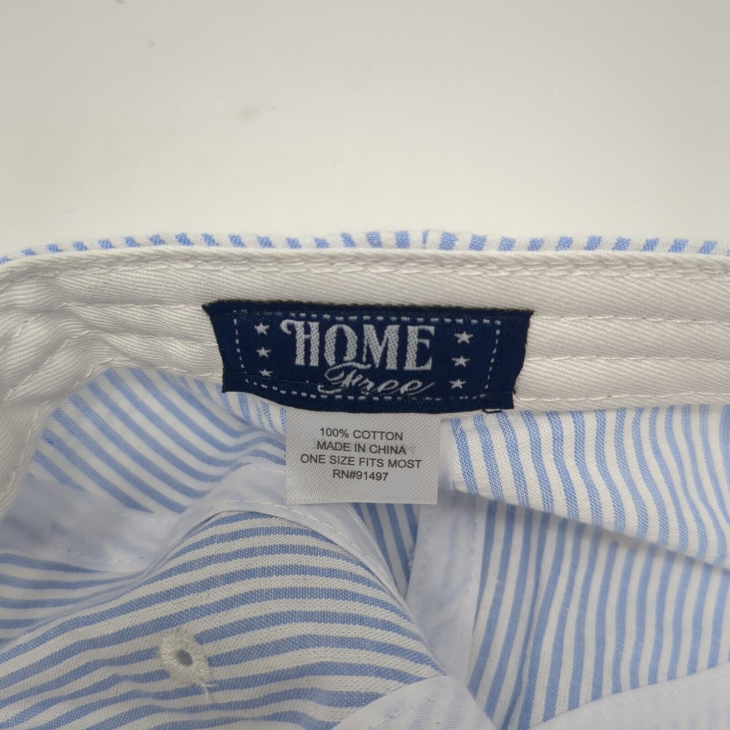 Idaho Home Sweet Home Slideback Hat Multi One Size Striped Embroidered