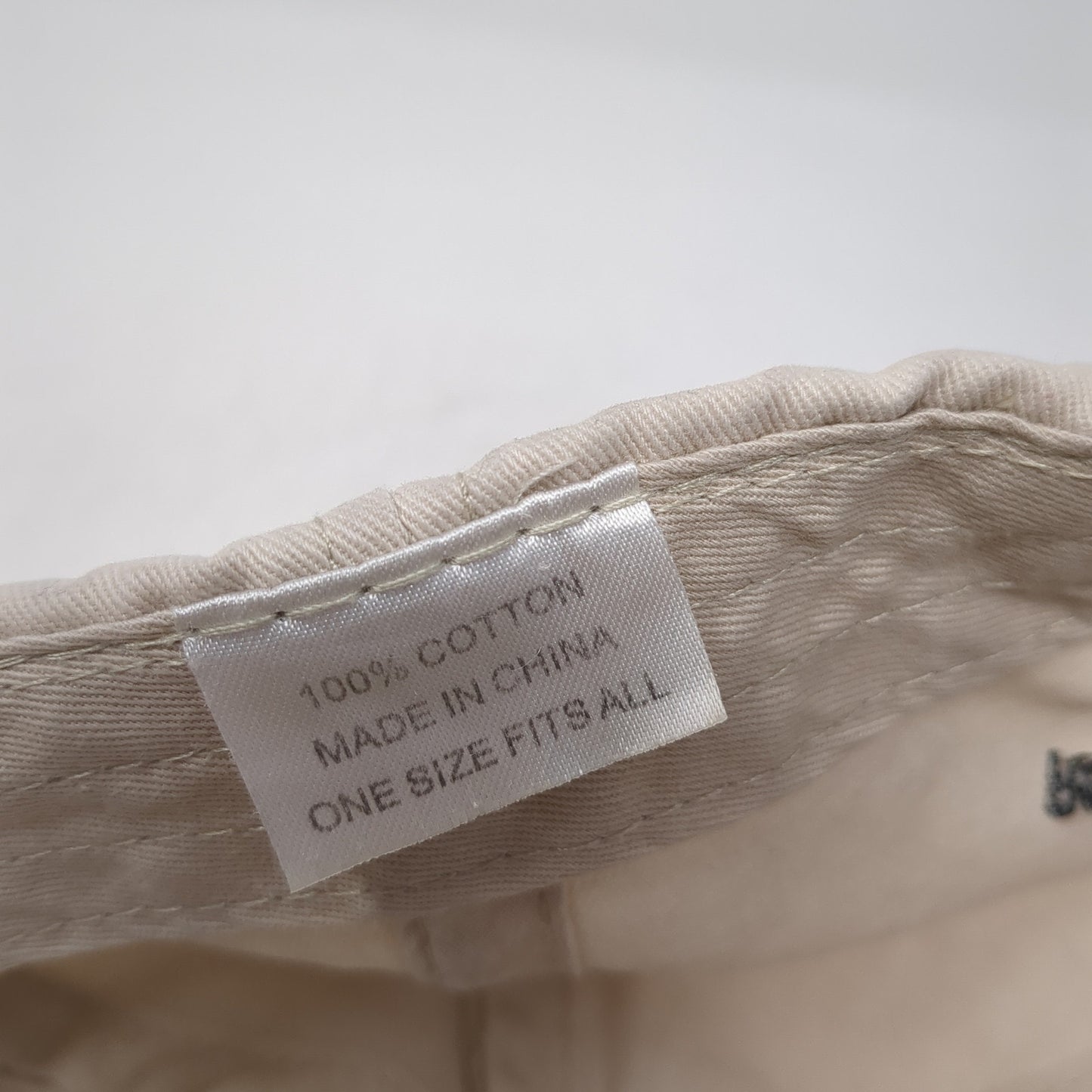 Wildlife Rescue Center Slideback Hat Beige One Size Adjustable Embroidered