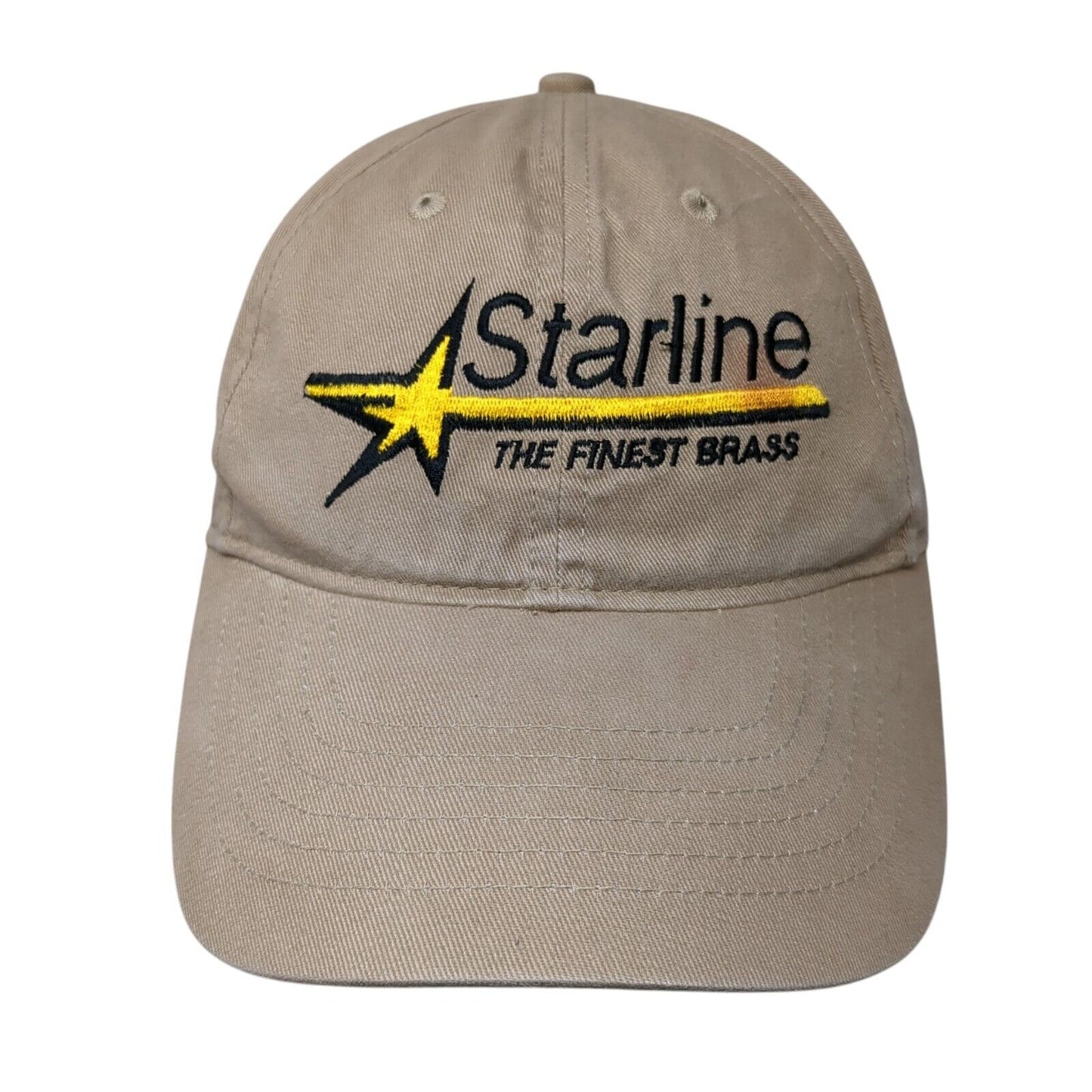 Starline The Finest Brass Slideback Hat Brown One Size Adjustable