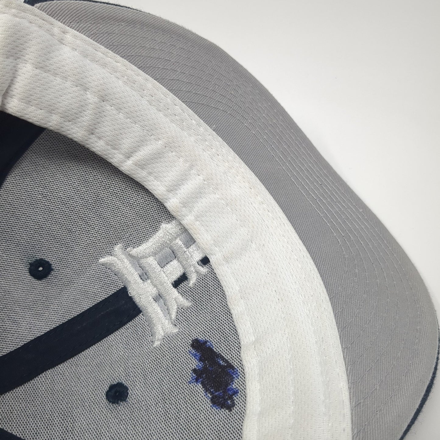 TF Fitted Baseball Cap Blue 7 3/8 Lightweight Embroidered The Game Pro
