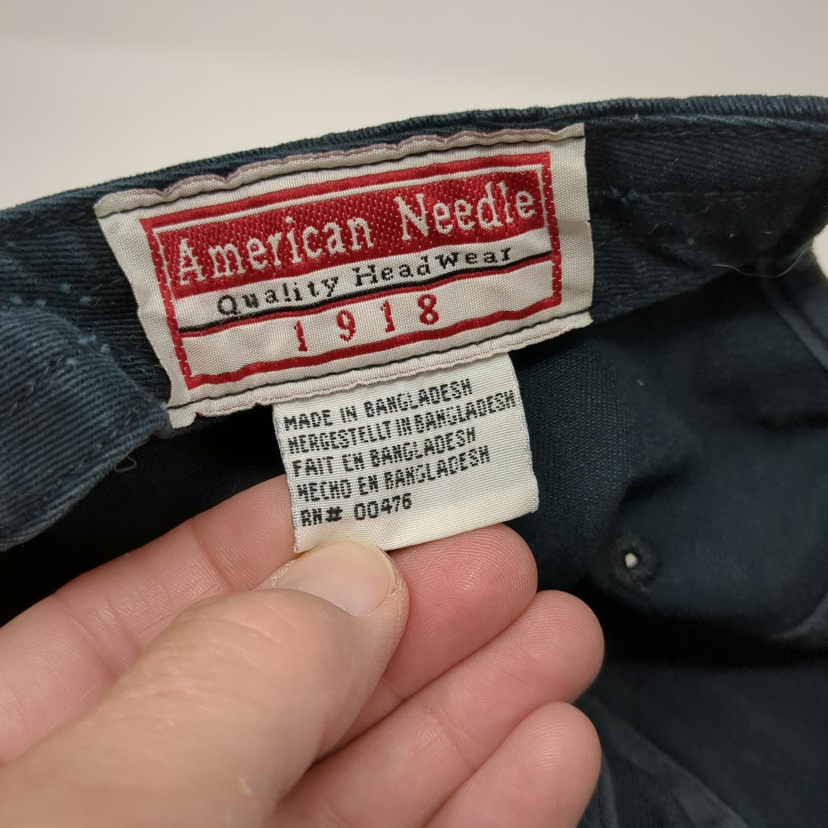 American Needle Baseball Cap Blue One Size US Open 2010 Cotton Slideback Hat