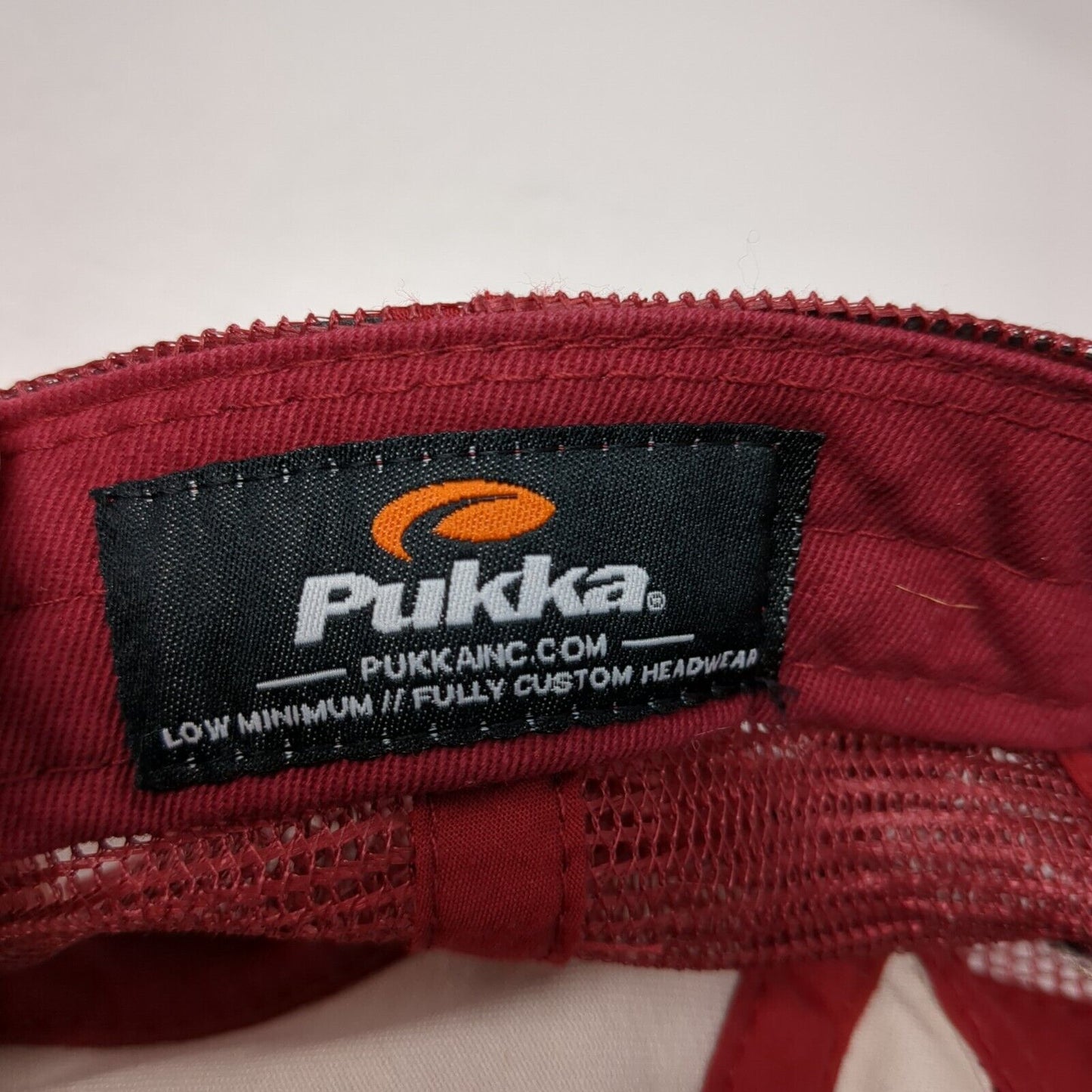 Clear Lake Country Club Snapback Trucker Hat Multi OS Mesh Back Distressed Pukka