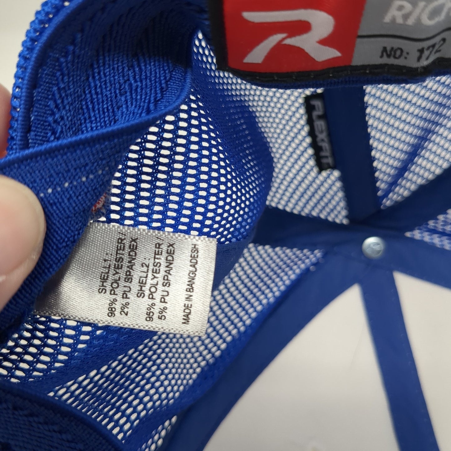 Maher Livestock Fitted Mesh Back Trucker Hat Multi Medium Flexfit Richardson