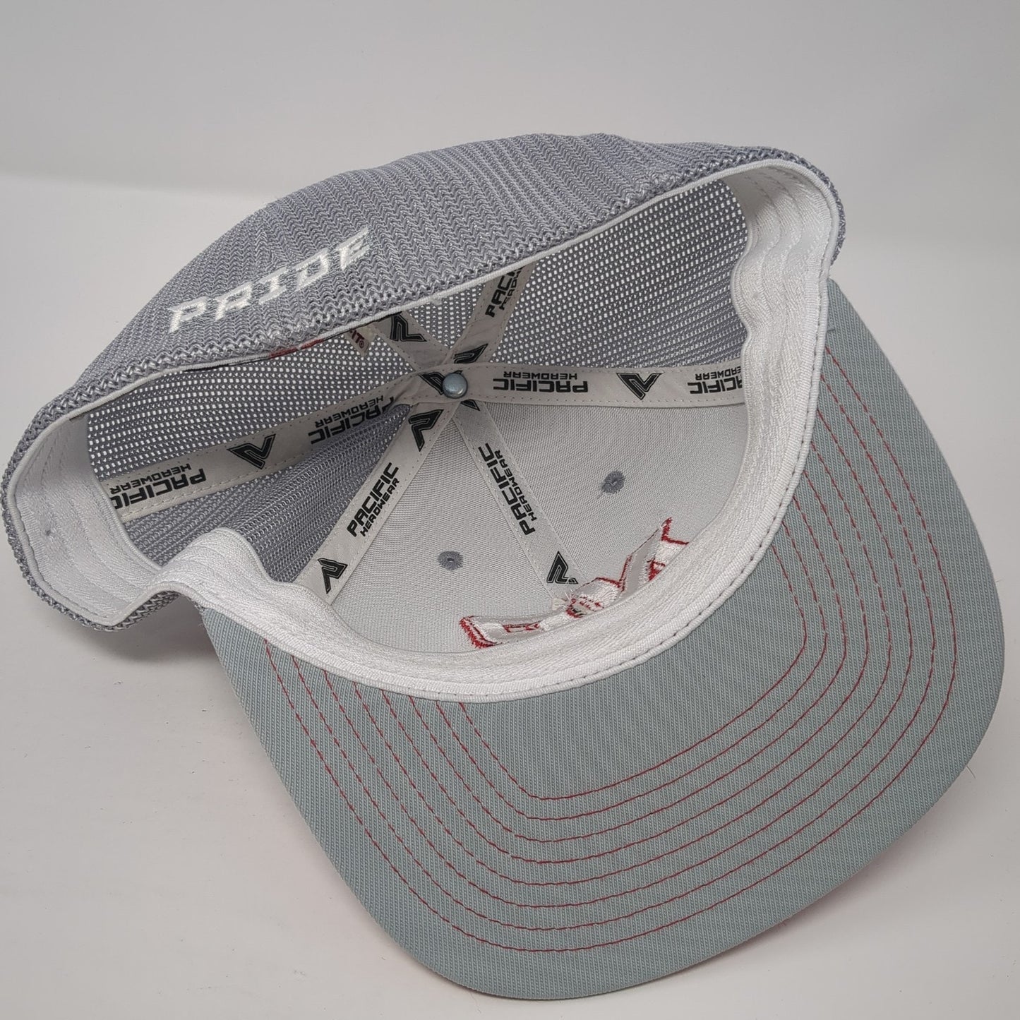 NP Pride Fitted Trucker Hat Multicolor 8 Embroidered Mesh Back Pacific Headwear