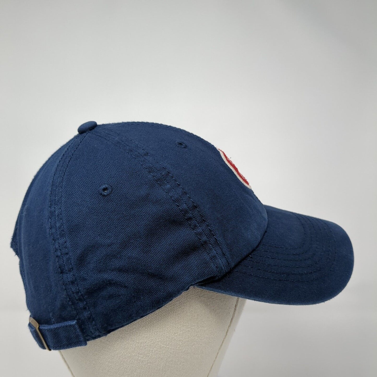 Life Is Good Slideback Hat Blue One Size Adjustable Embroidered Solid