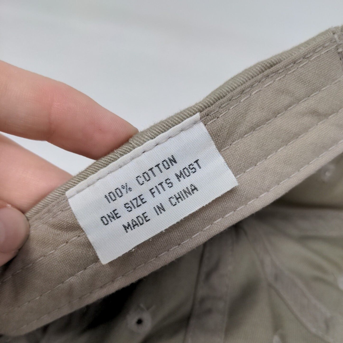SoCo Crab Slideback Hat Tan OSFM Embroidered Adjustable 6 Panel