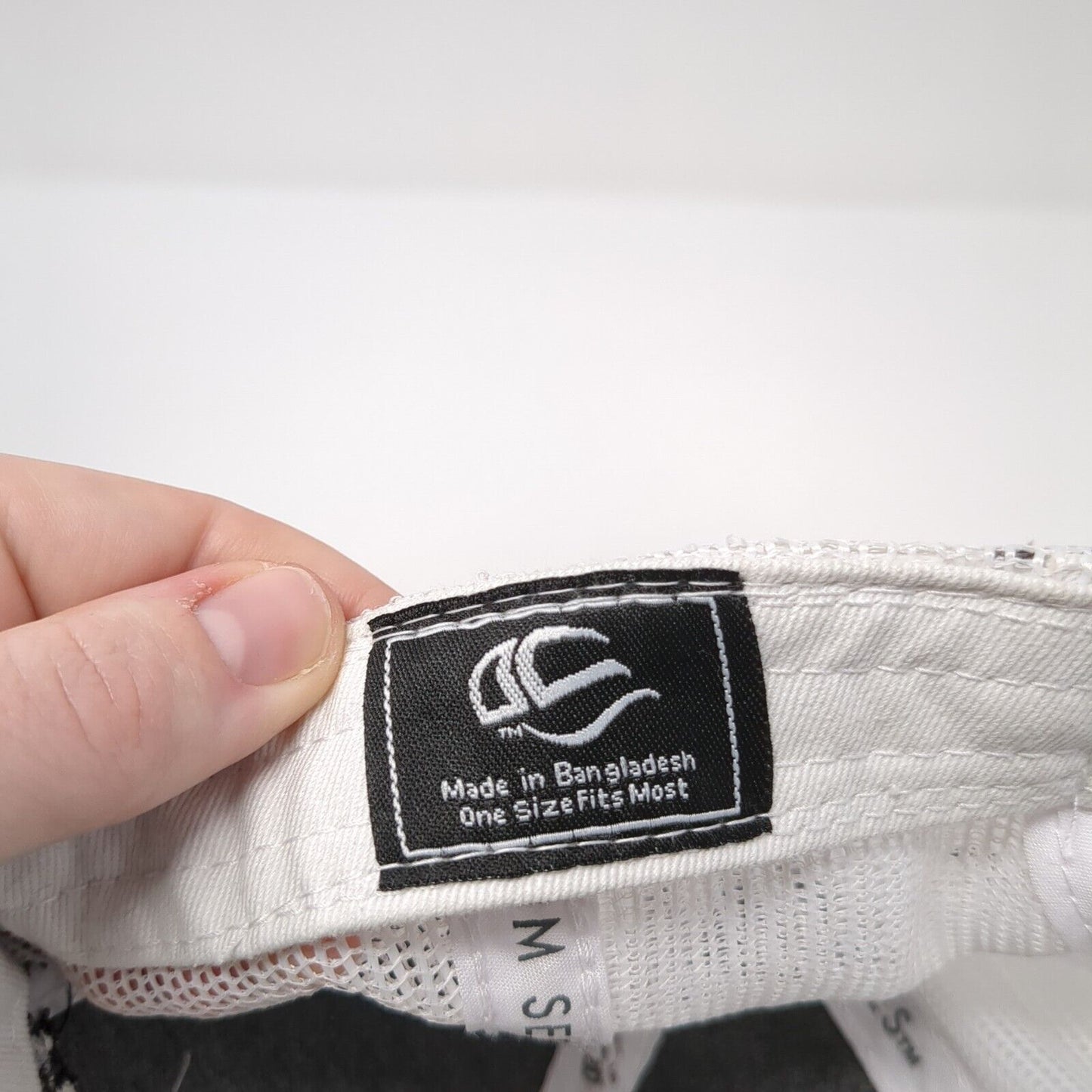 Campbell Tractor Co. Strapback Trucker Hat Gray OS Adjustable Mesh Outdoor Cap