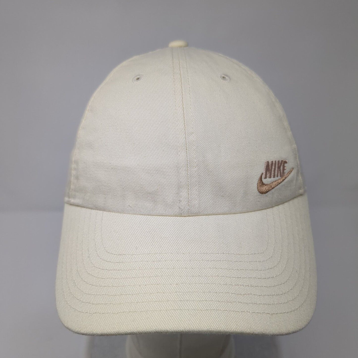 Nike Swoosh Slideback Hat Tan One Size Adjustable 6 Panel Heritage86