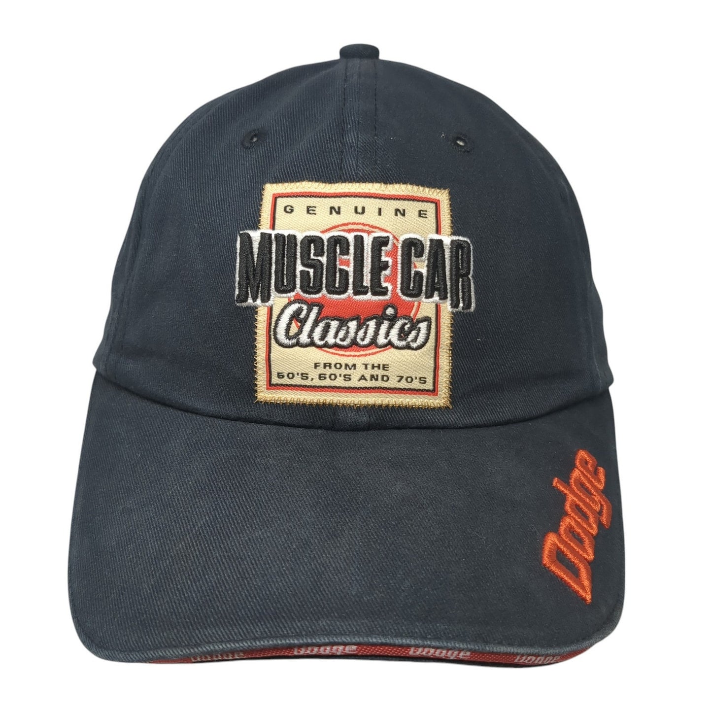 Muscle Car Classics Dodge Strapback Hat Blue One Size Adjustable 6 Panel