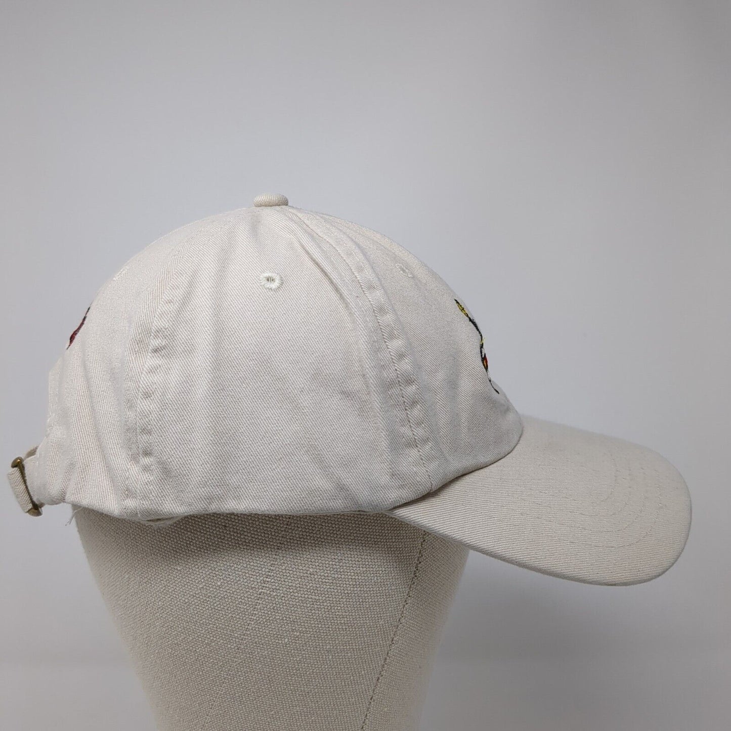 Lucky Dogs Slideback Hat Tan One Size Adjustable Embroidered Paramount
