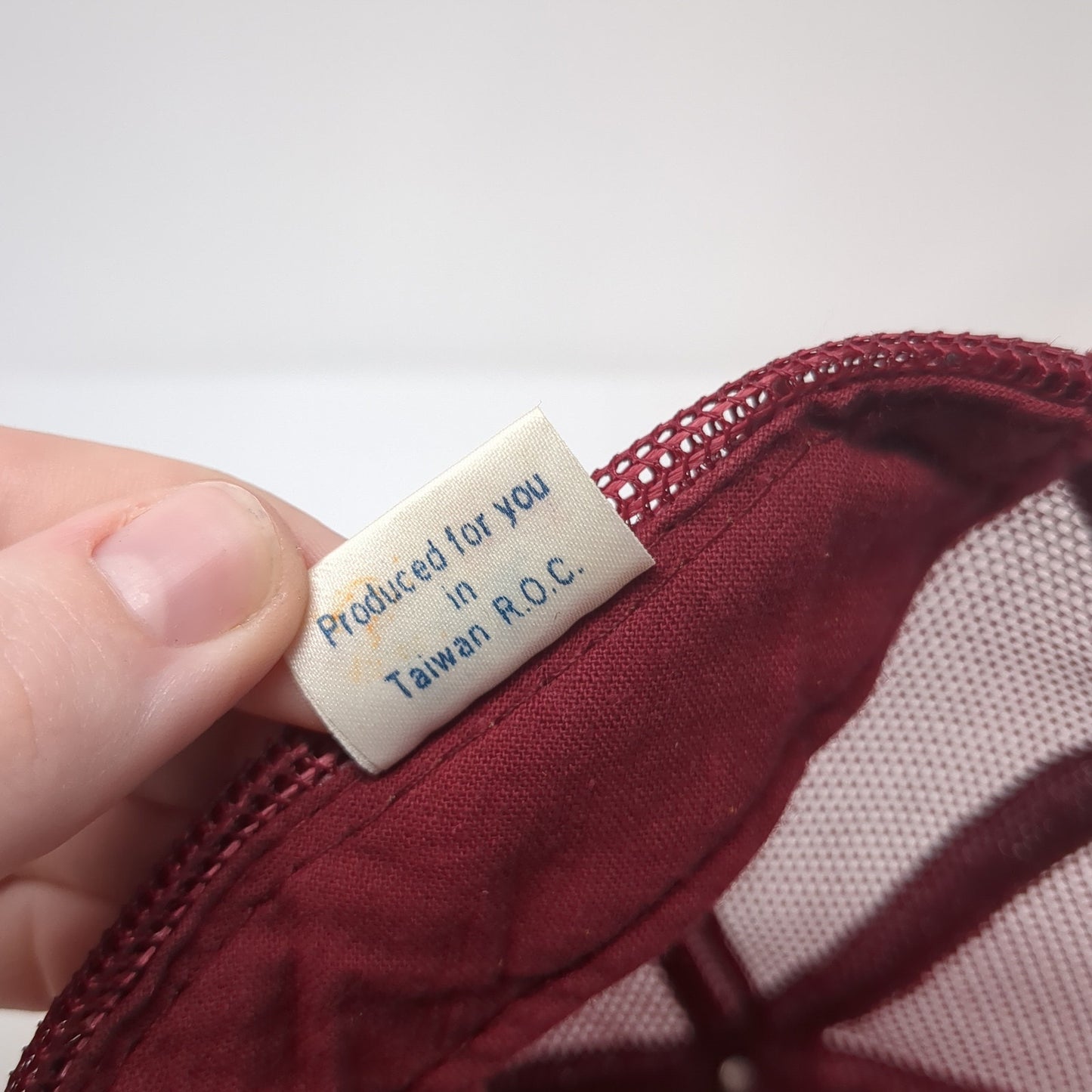 Waycinden Snapback Trucker Hat Red Medium Mesh Back Designer Award