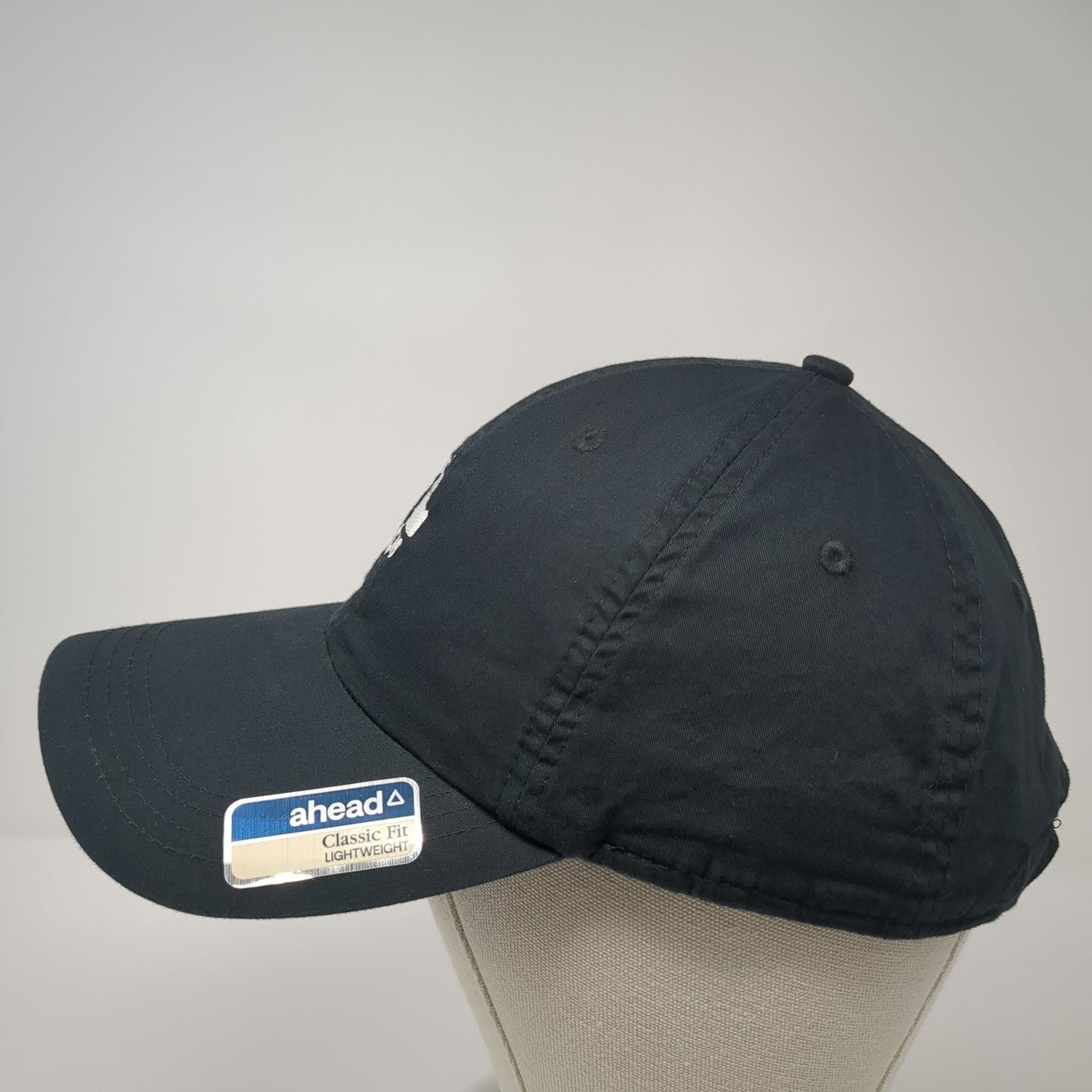 Idaho Club Strapback Hat Black One Size Classic Fit Embroidered Ahead