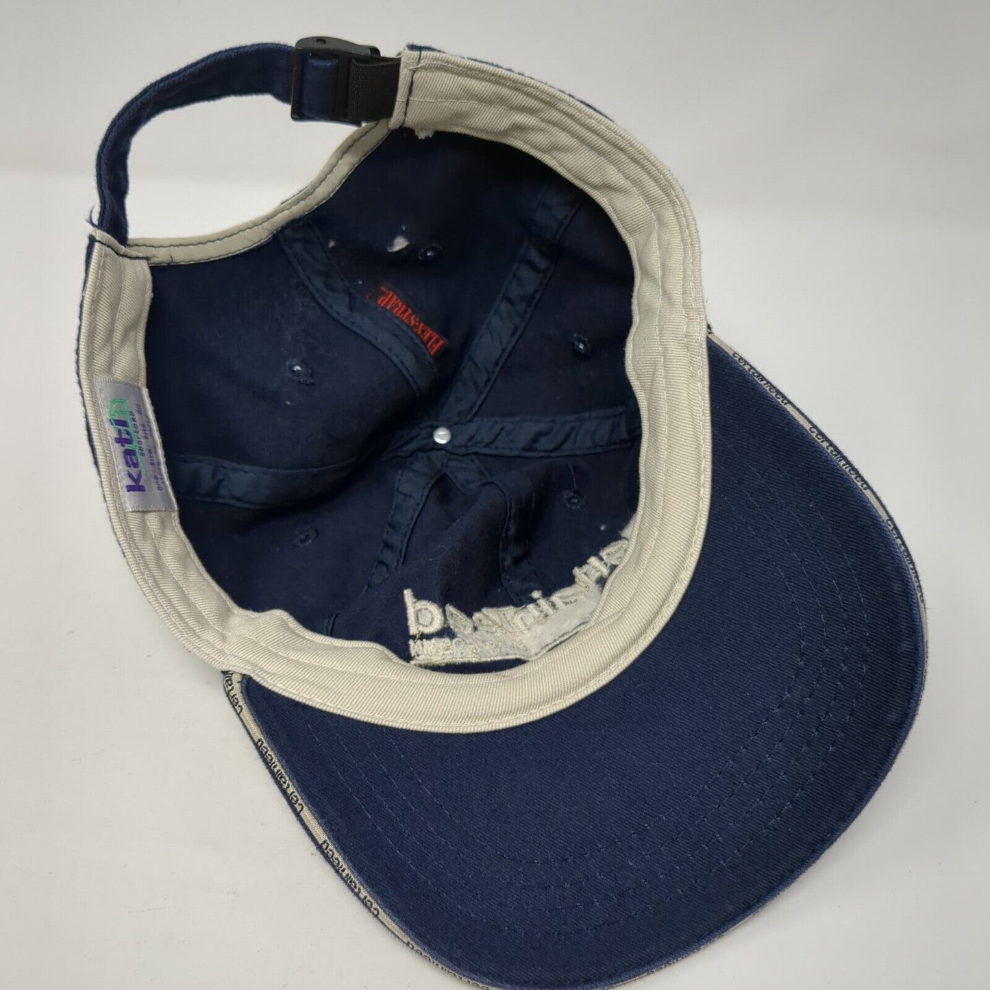 CertainTeed Saint-Gobain Slideback Hat Blue One Size Flex Strap Kati