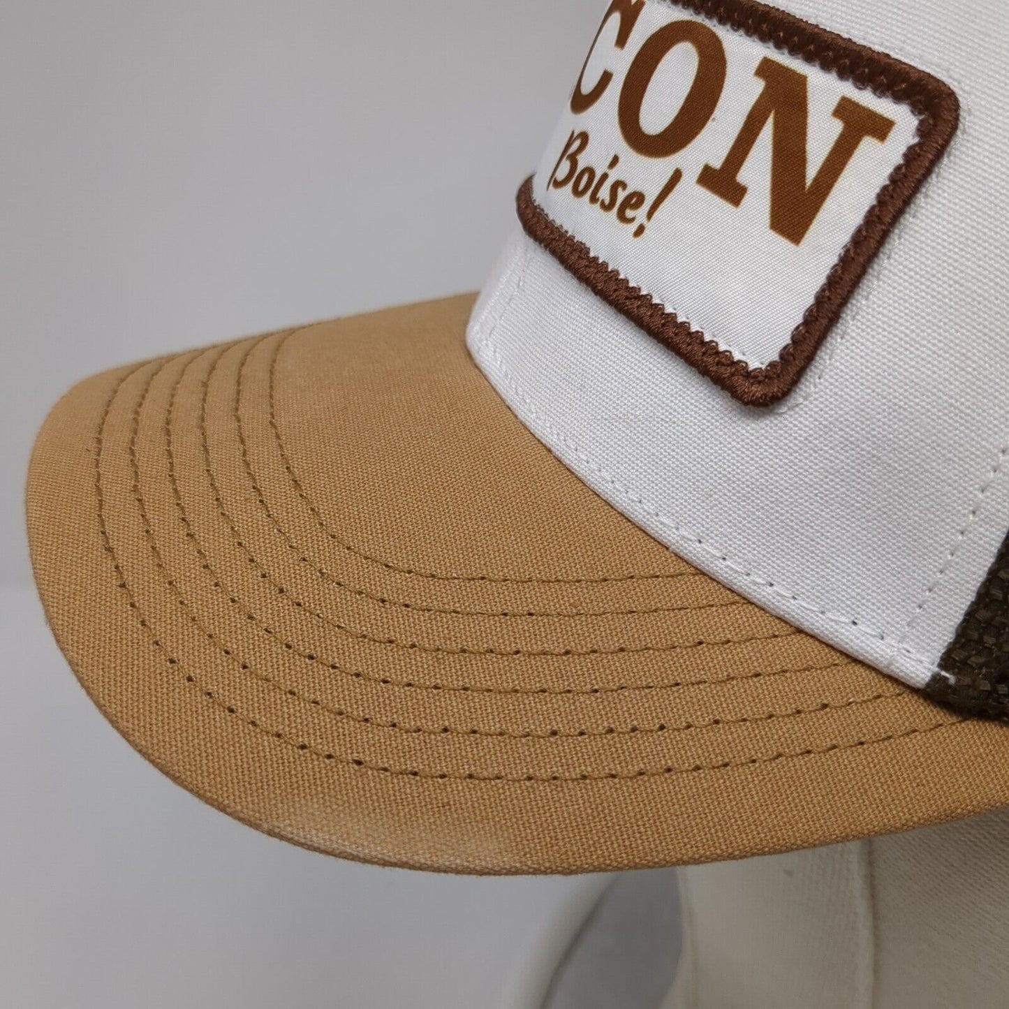Bacon Boise Snapback Trucker Hat Multicolor OS Adjustable Mesh Back Legacy
