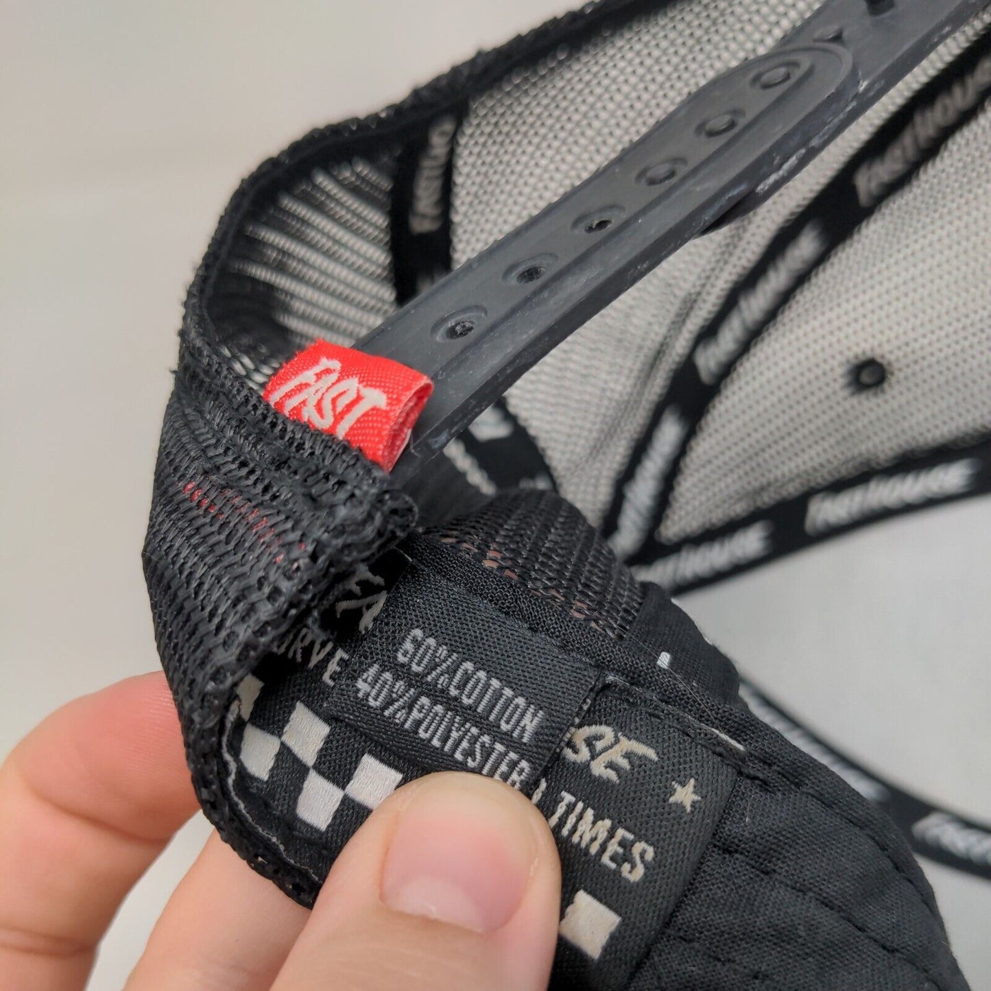 Fasthouse Speed Style Good Times Trucker Hat Black One Size Mesh Back 6 Panel