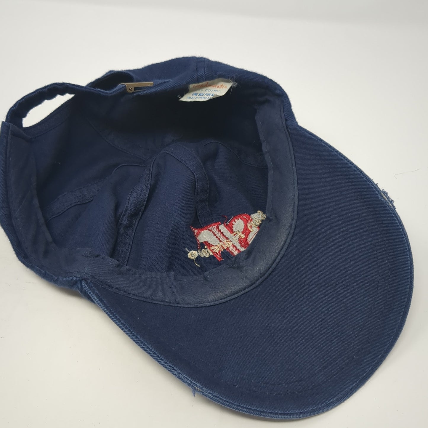 SF San Francisco Slideback Hat Blue One Size Adjustable Embroidered