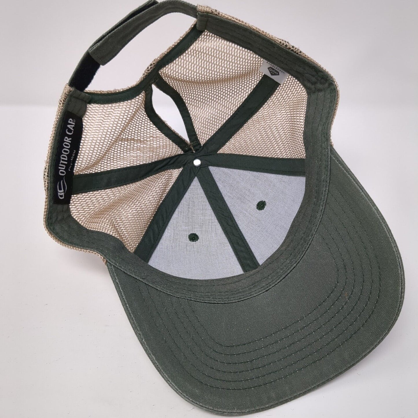 Outdoor Cap Women's Ponyback Trucker Hat Multi OS Ladies Fit Adjustable Mesh