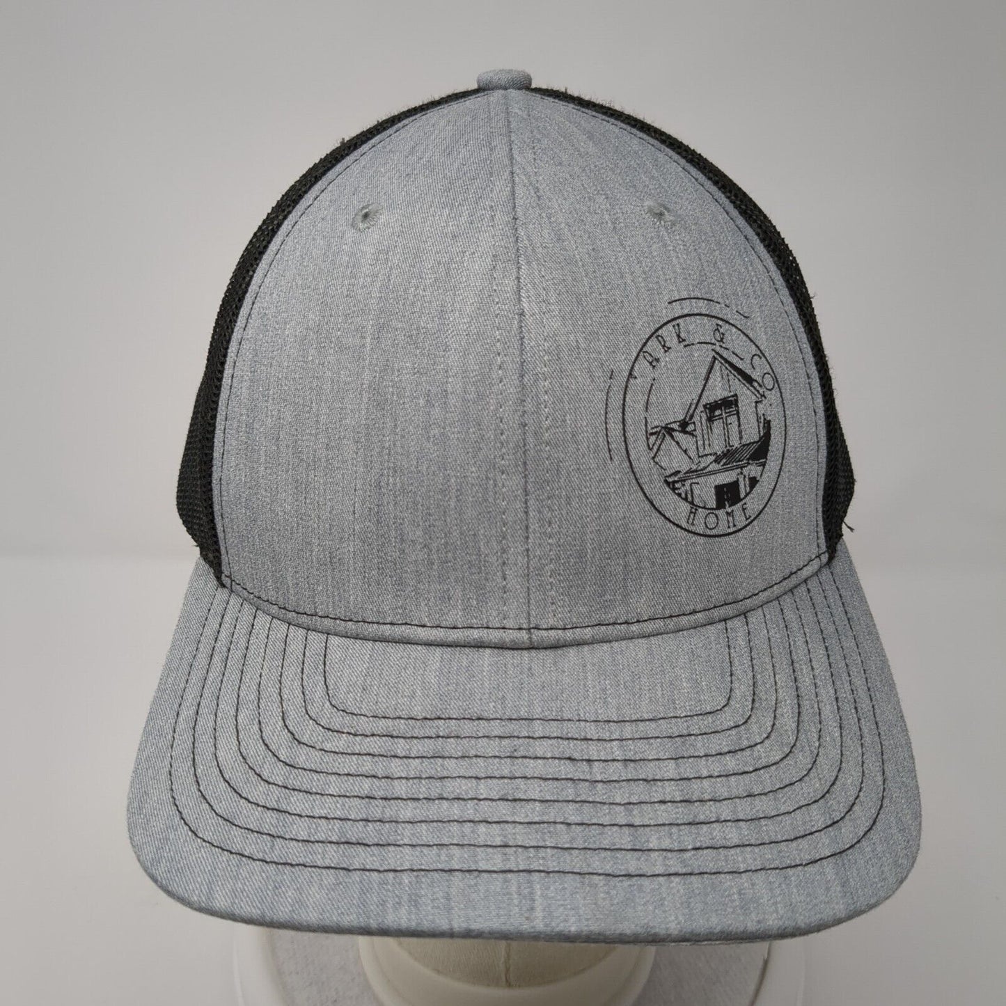 Ark & Co Home Snapback Trucker Hat Gray OS Adjustable Mesh Back Richardson