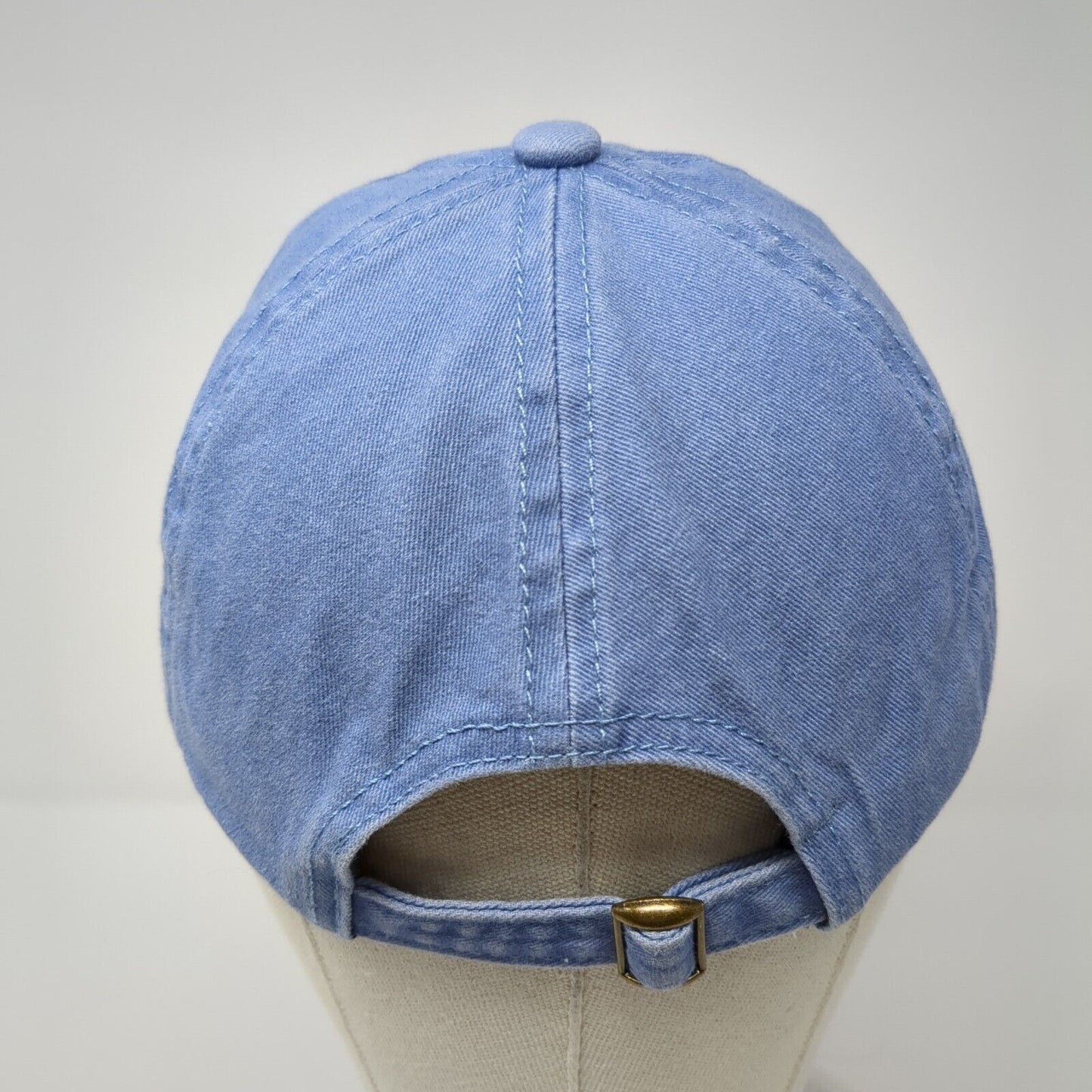 Mama Slideback Hat Blue One Size Adjustable Embroidered Solid 6 Panel