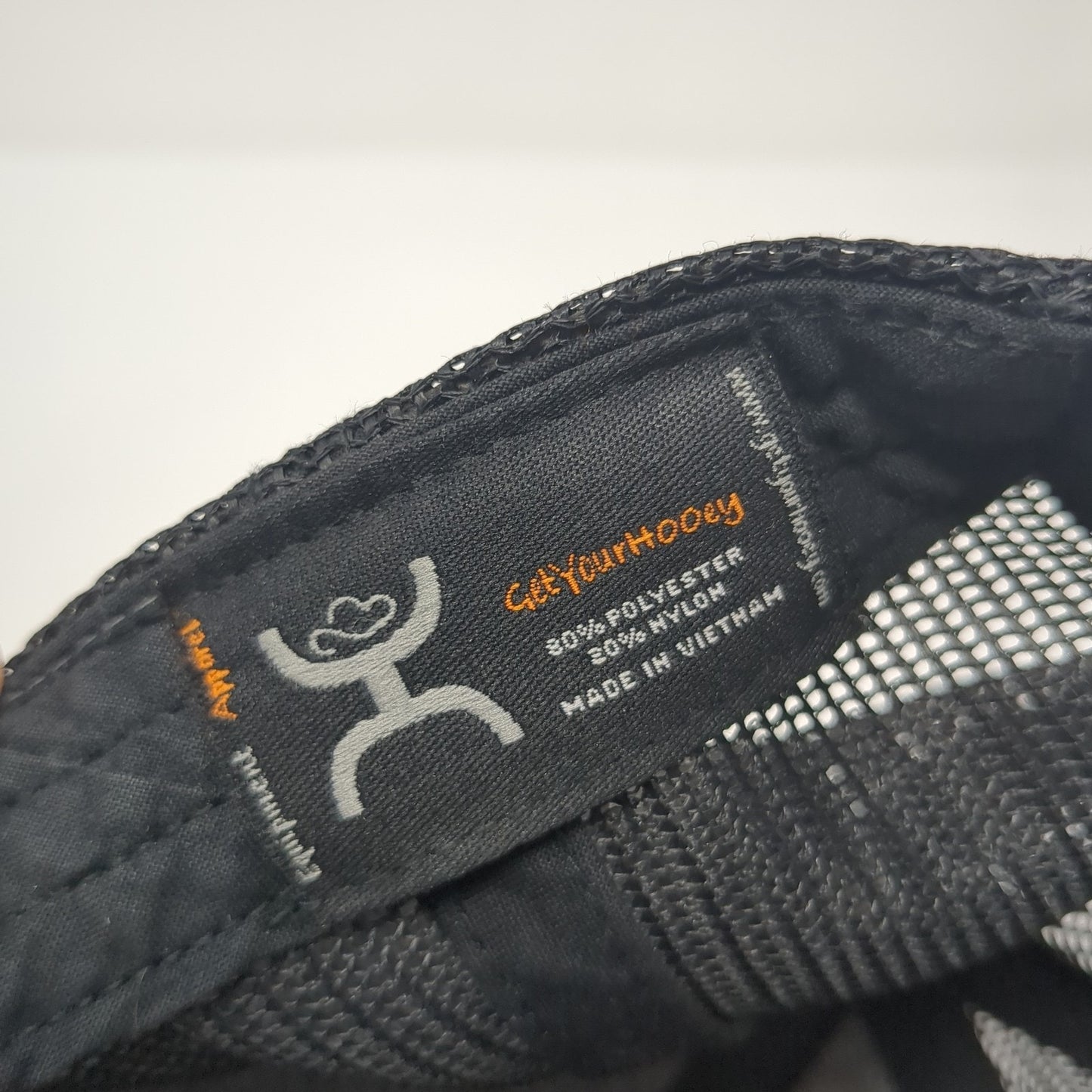 Get Your Hooey Snapback Mesh Back Trucker Hat Gray One Size Embroidered