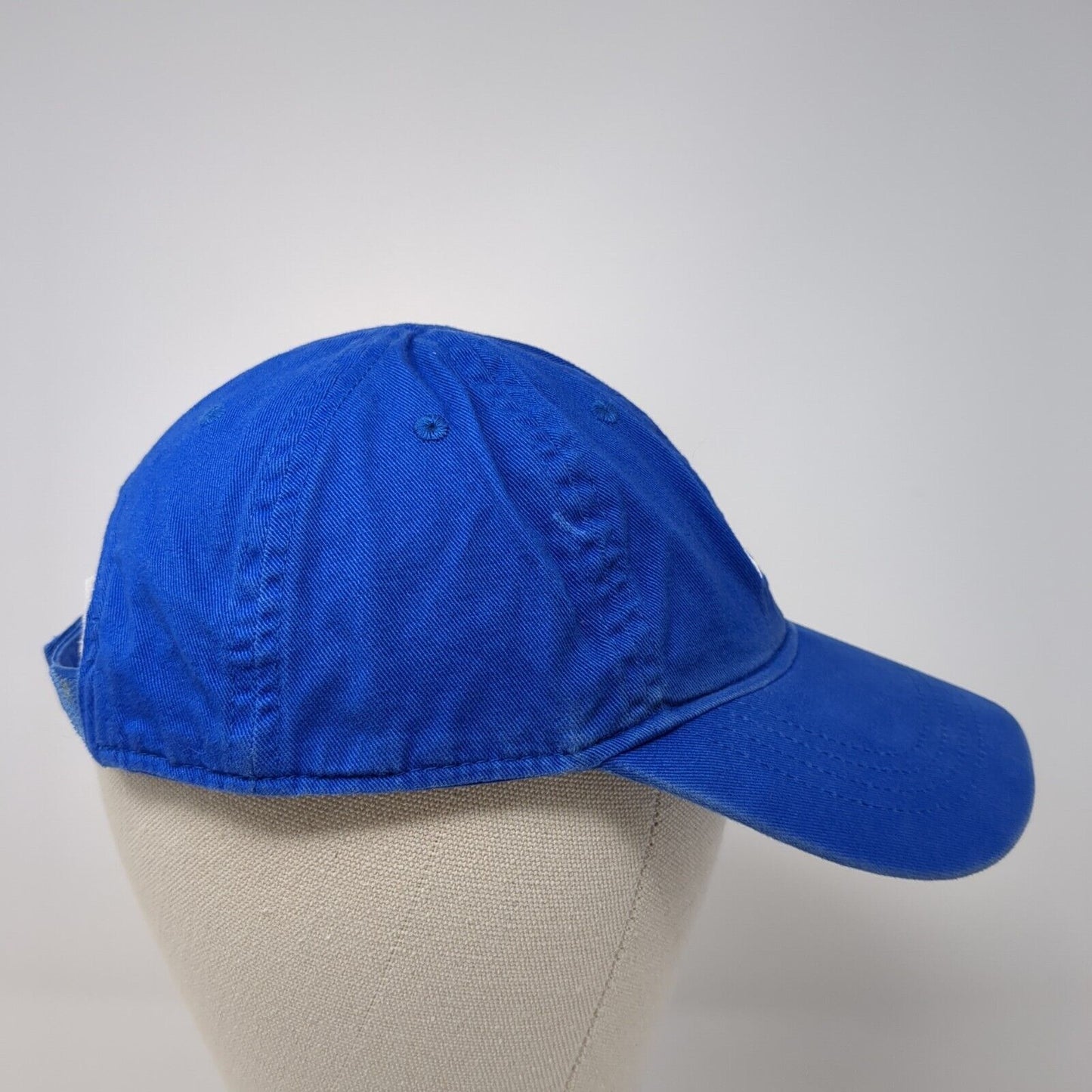 Nike Swoosh Strapback Hat Blue Youth One Size Adjustable Embroidered