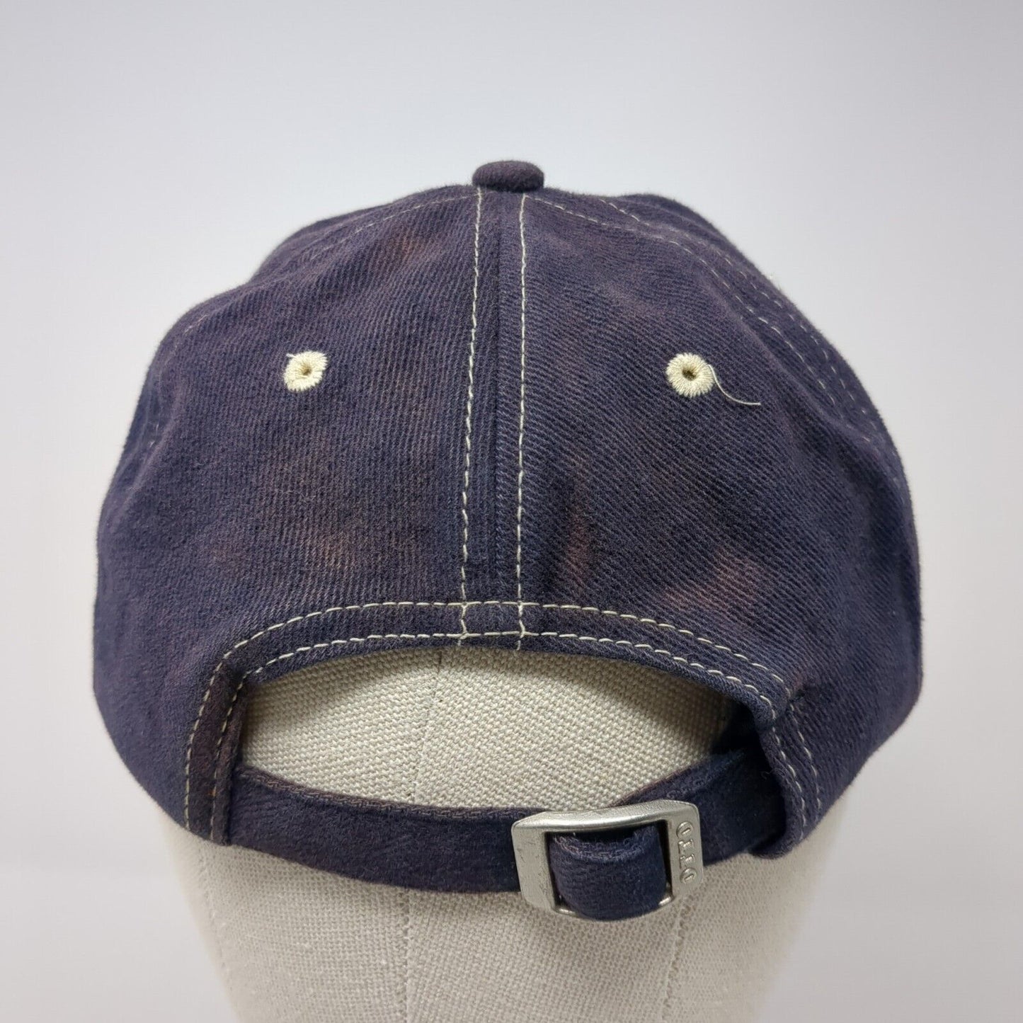 Bobkat Ranch Slideback Hat Blue One Size Adjustable Embroidered 6 Panel Otto