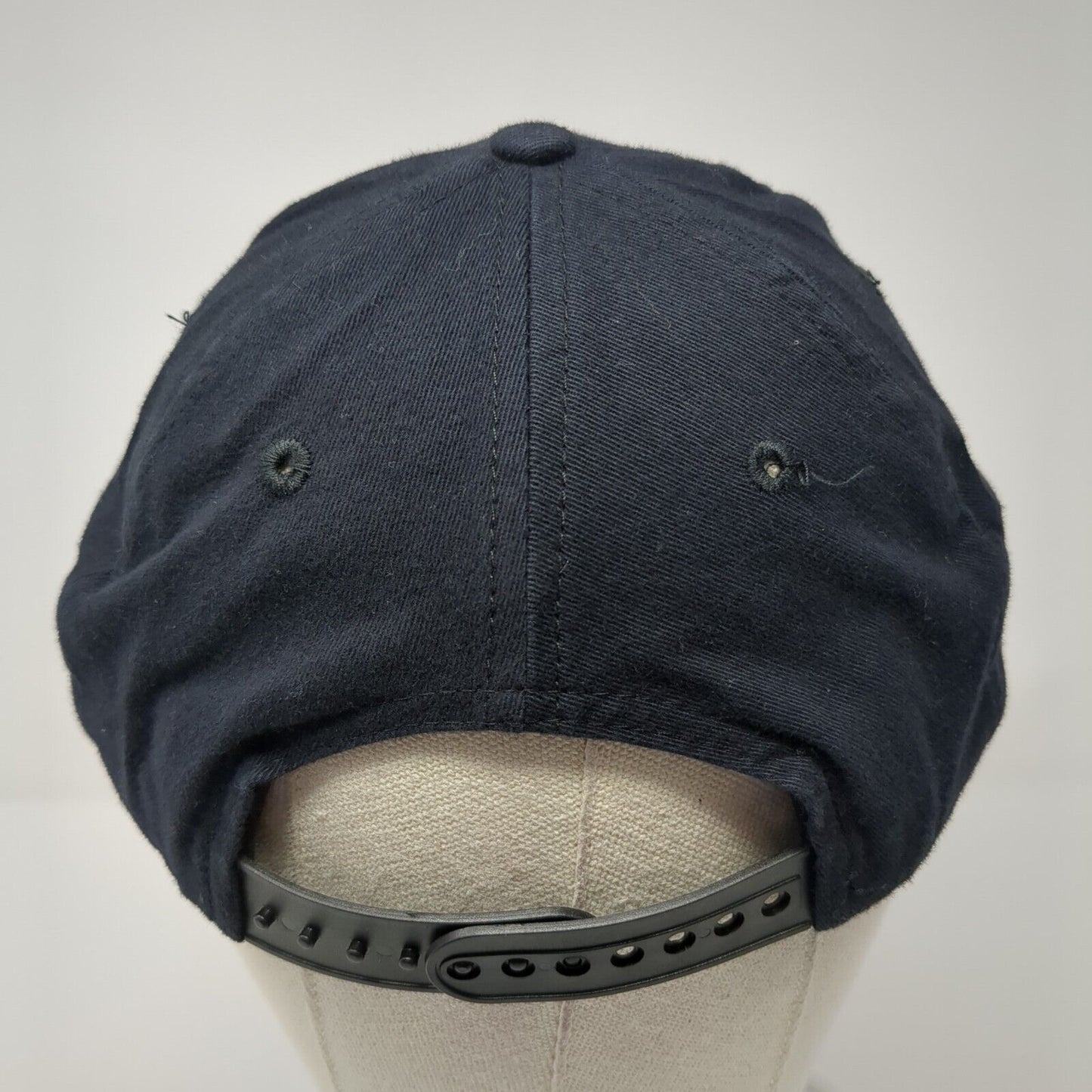 Bear Valley River Company Snapback Hat Blue One Size Adjustable Embroidered