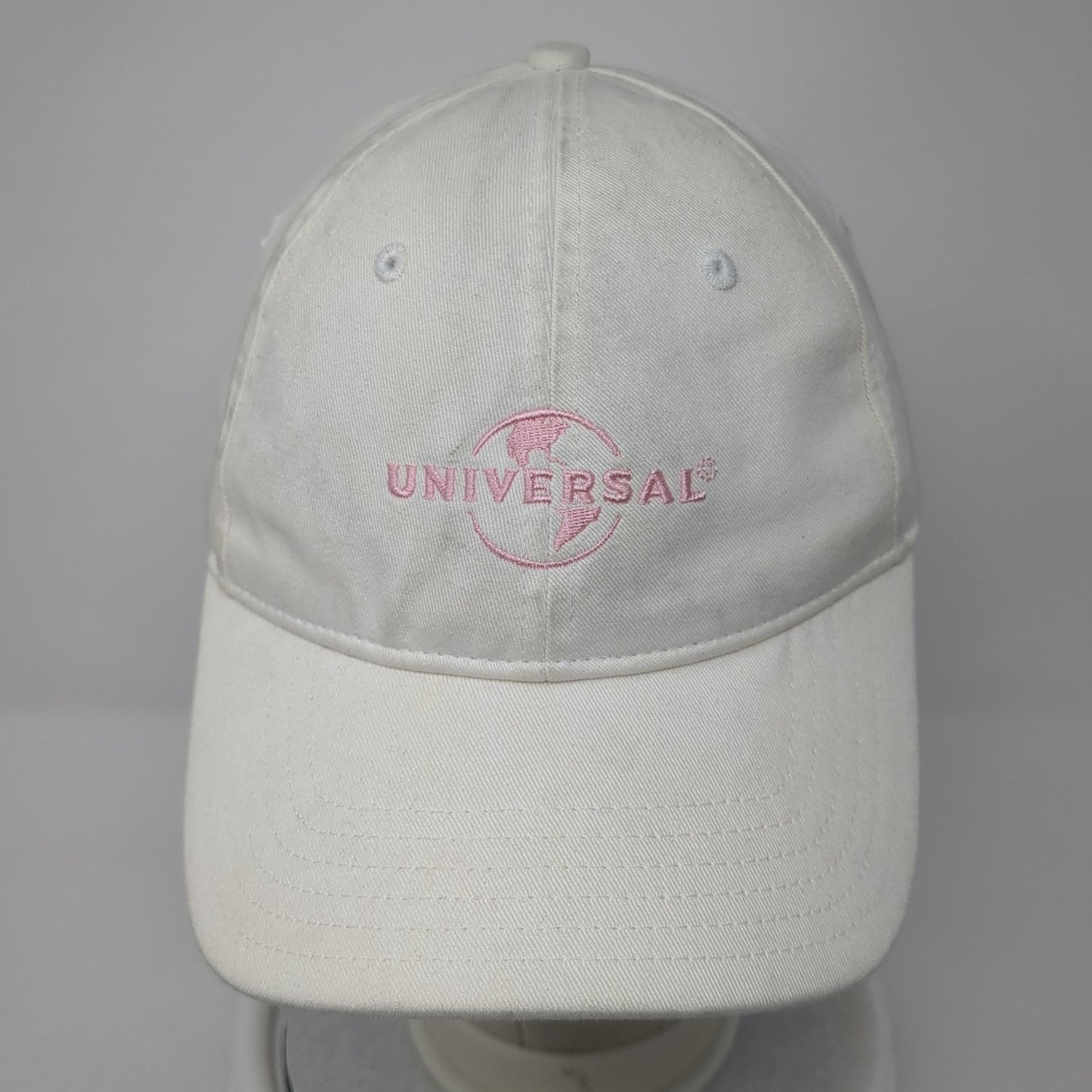 Universal Studios Slideback Baseball Cap Beige One Size Adjustable Embroidered