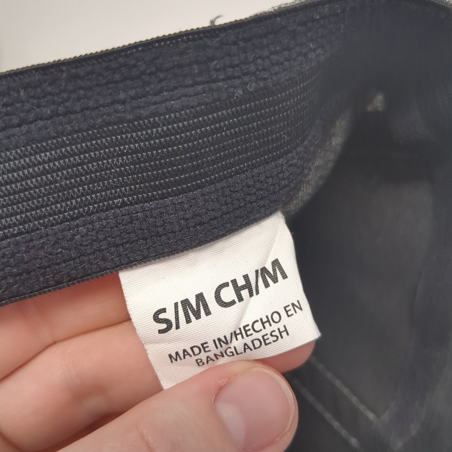 Unbranded Fitted Baseball Cap Gray Medium Lightweight 6 Panel Blank