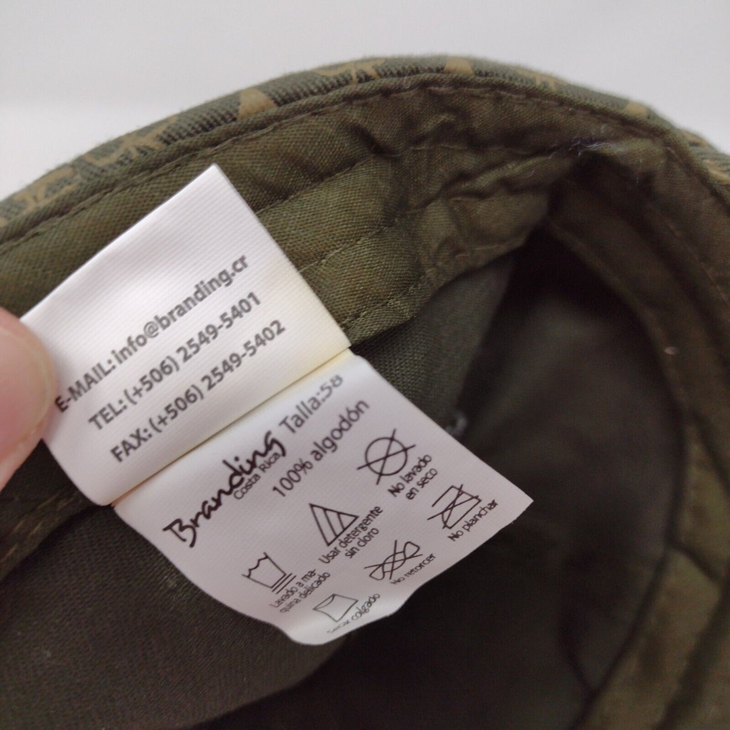 Branding Costa Rica Slideback Hat Multi OSFA Adjustable All Over Print