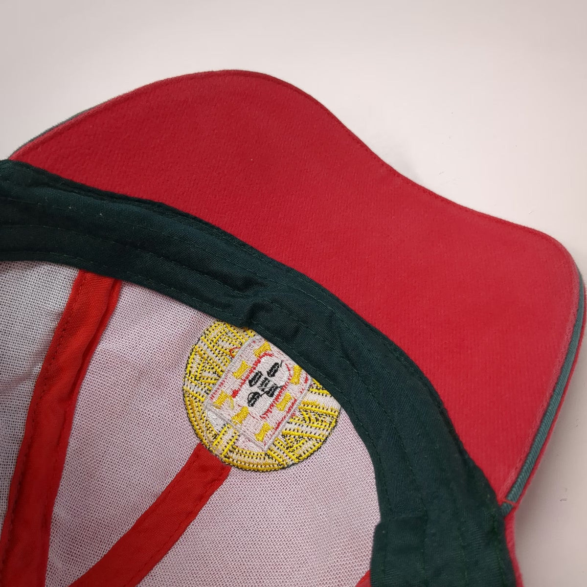 Portugal Coat of Arms Baseball Cap Red Green Yellow One Size Embroidered Hat