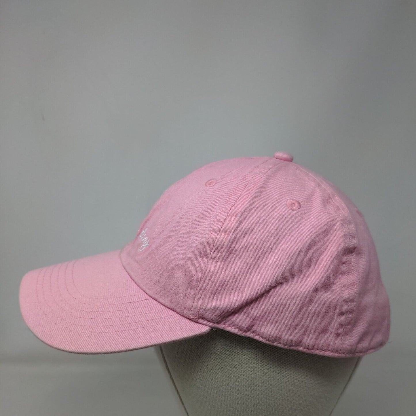 Bad Hair Day Slideback Hat Pink One Size Embroidered Adjustable