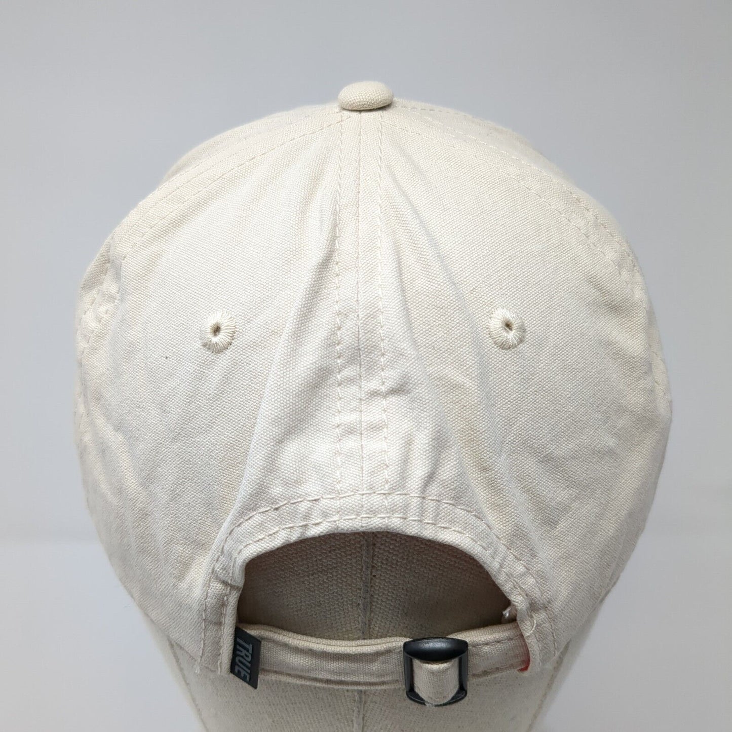 Rose Logo Patch Slideback Hat Tan One Size Adjustable True 6 Panel