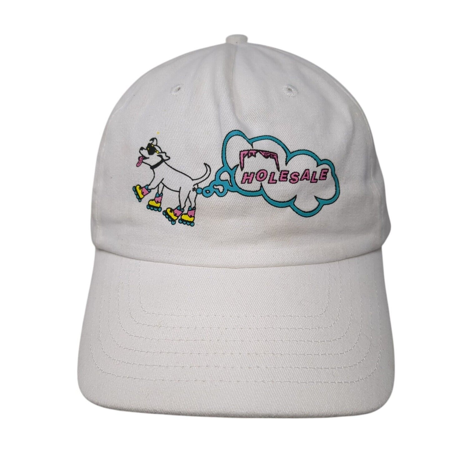 Pit Viper Holesale Slideback Hat White OS Adjustable Dog Print BIG X Cotton