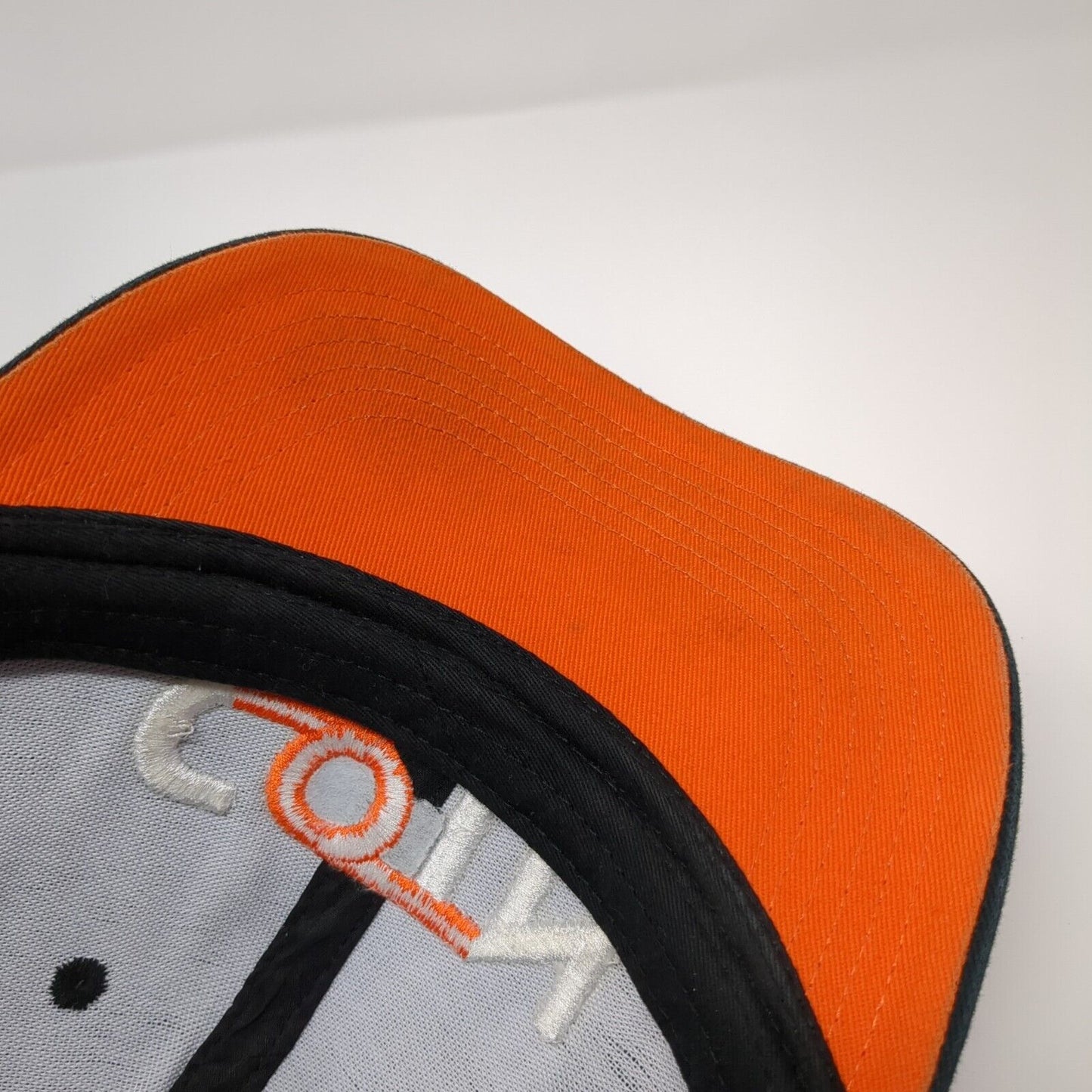 COTN Slideback Hat Black OSFA Adjustable Embroidered Solid 6 Panel