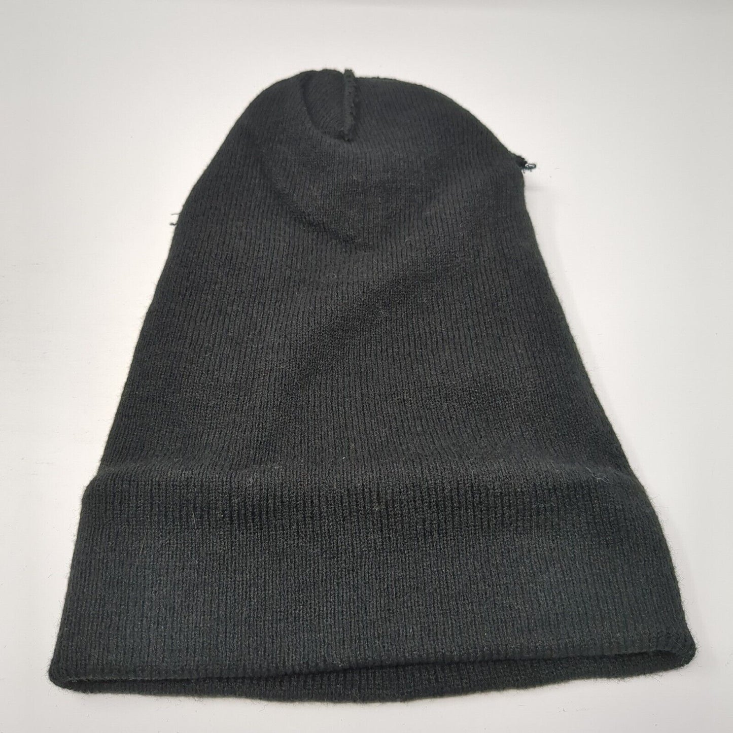 Carhartt Patch Knit Beanie Hat Black One Size Solid Stretch Outdoor