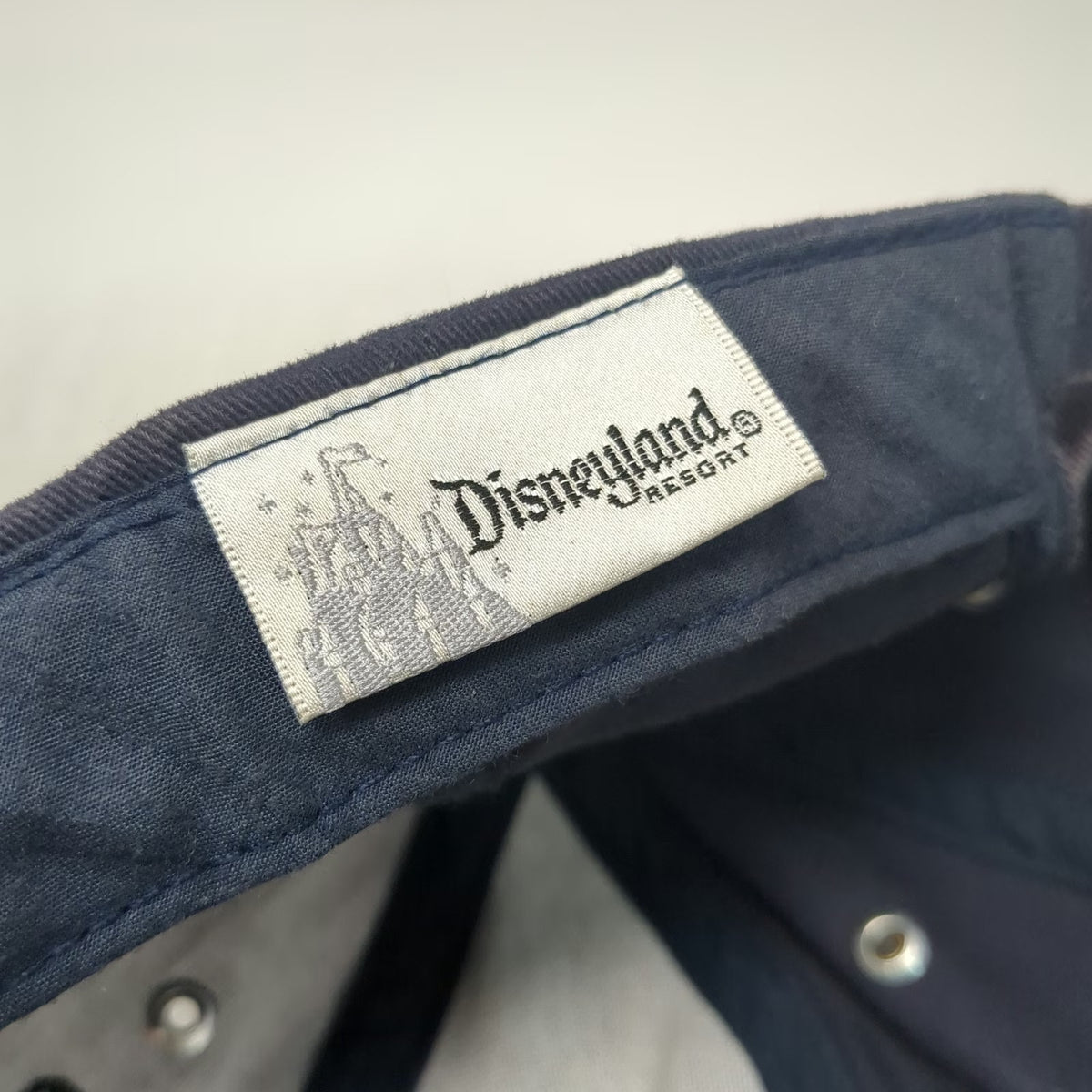 Disneyland Resort Baseball Cap Hat Blue One Size Mickey Mouse M Embroidered