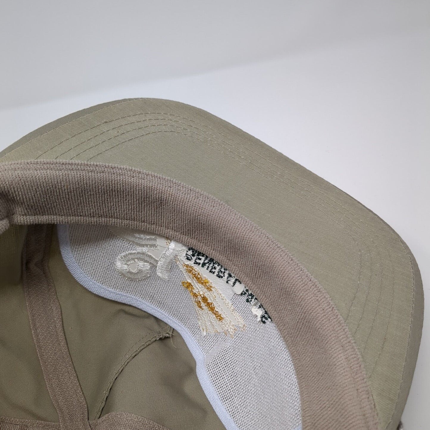 General Mills Inc. Slideback Rope Hat Tan One Size Solid Leather Strap