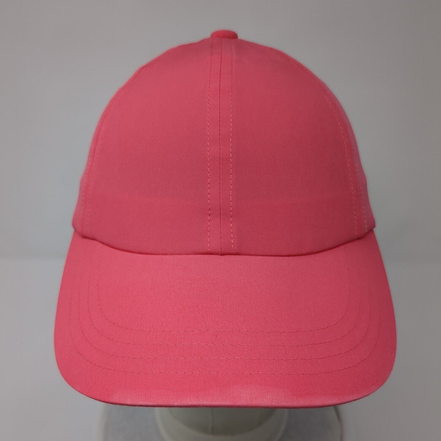 Apana Ponyback Strapback Hat Pink One Size Adjustable Breathable Mesh Blank